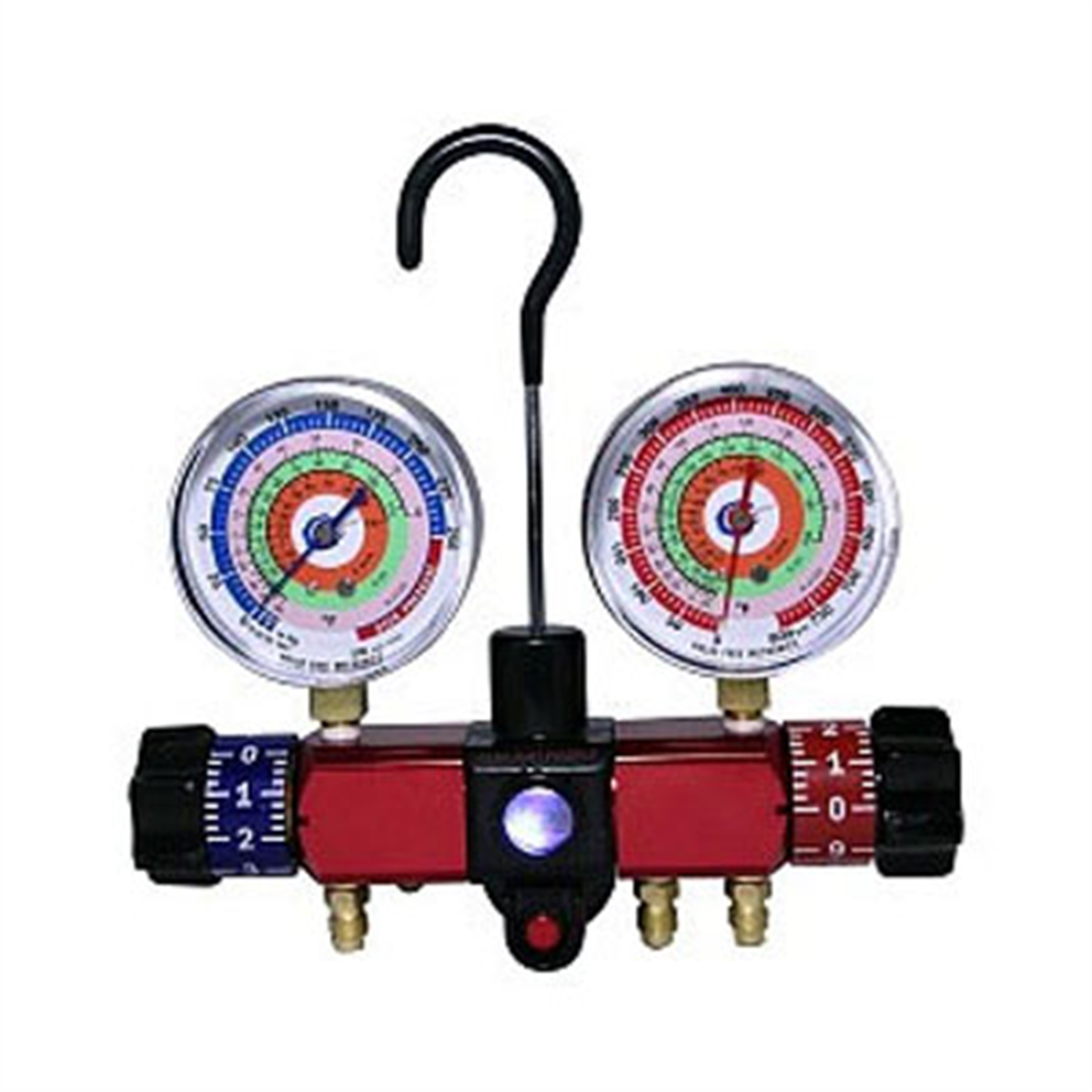 Firefly Manifold Gauge w/ LED Backlit Sight Glass