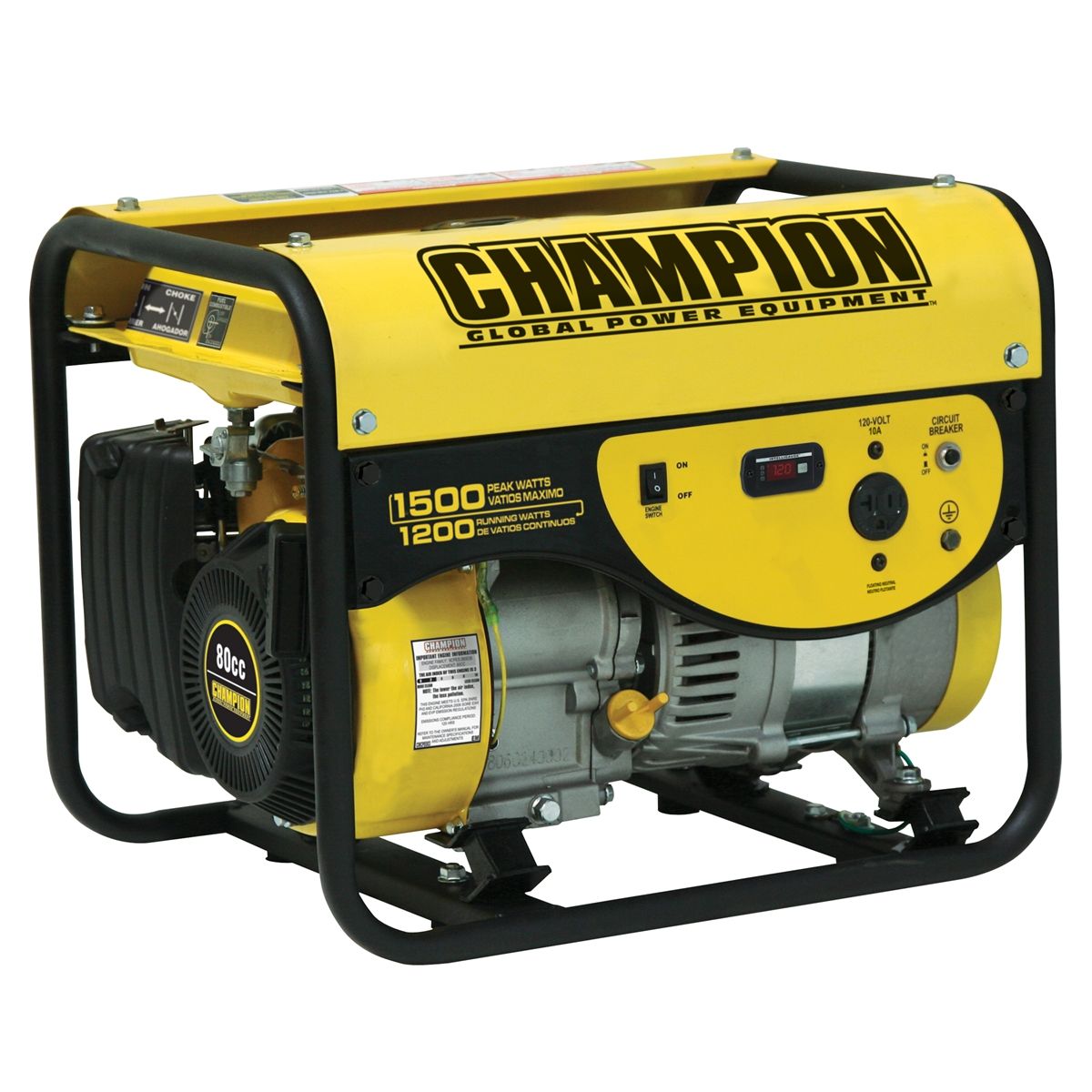 1200/1500 Watt Portable Generator