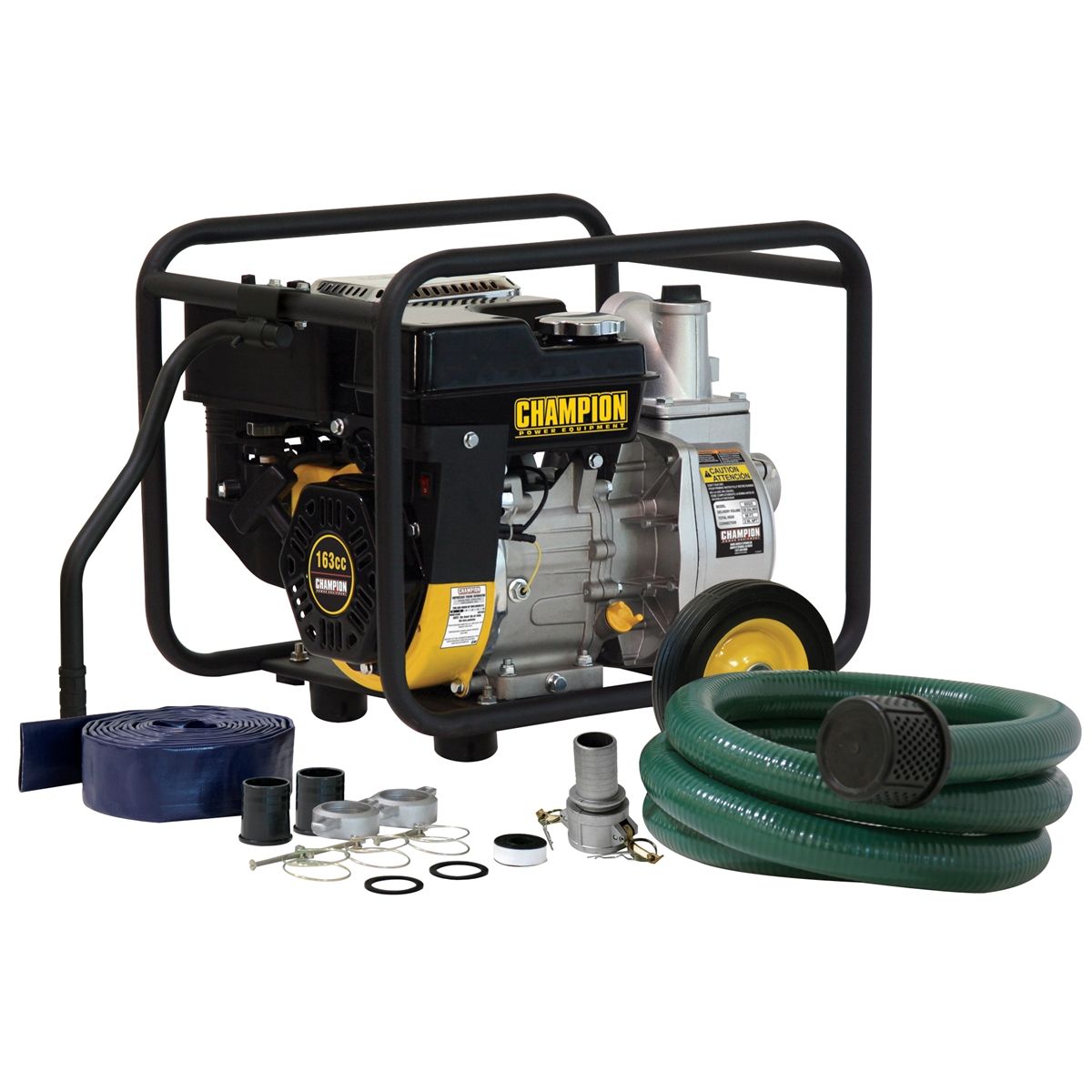 Champion 2" Semi-Trash Pump with Hose Kit