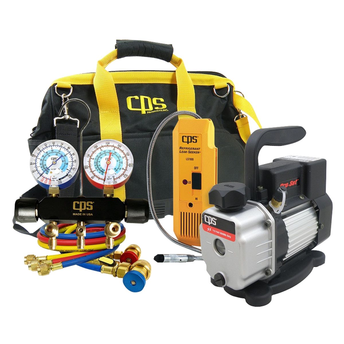 Quality Manifold, Pump and Leak Detector Kit