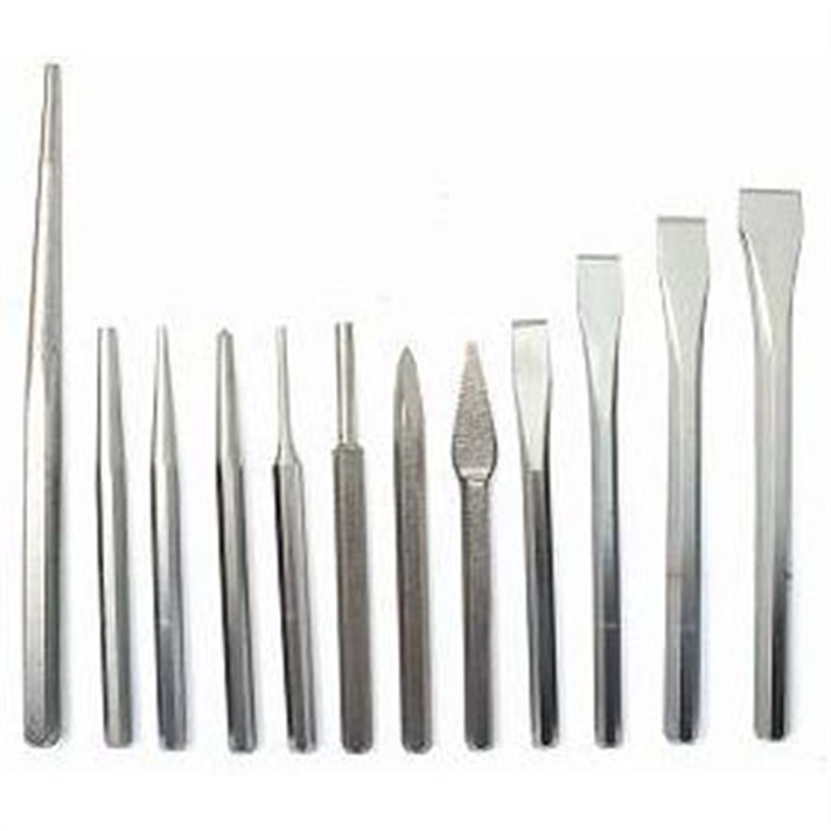 12 Pc Punch & Chisel Set