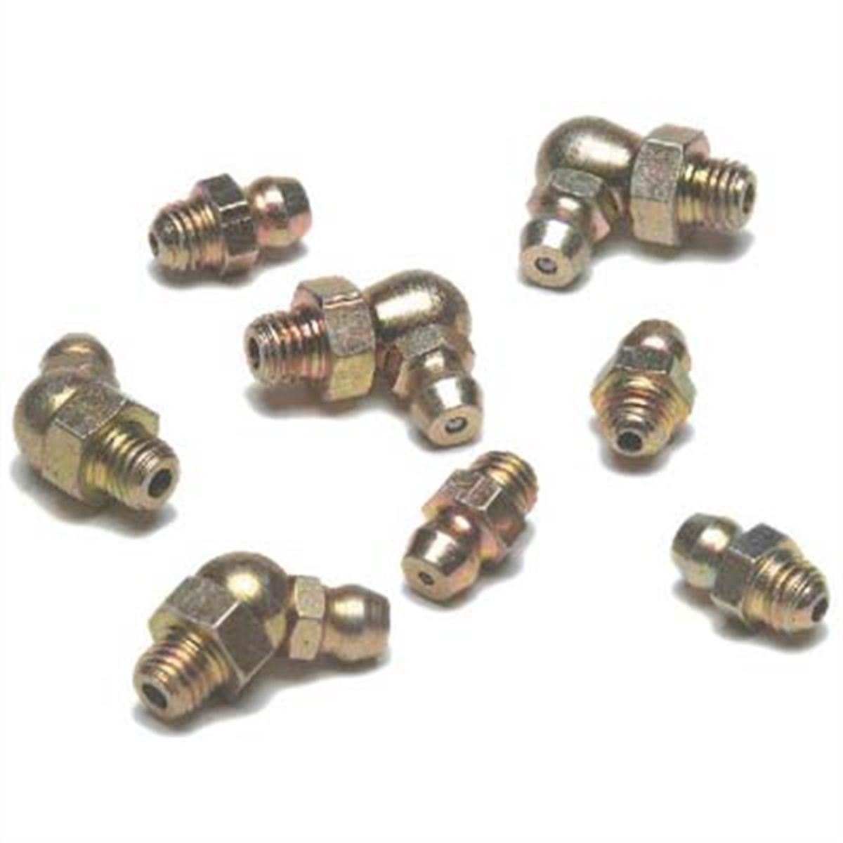 8 Pc Grease Fitting Set Inch