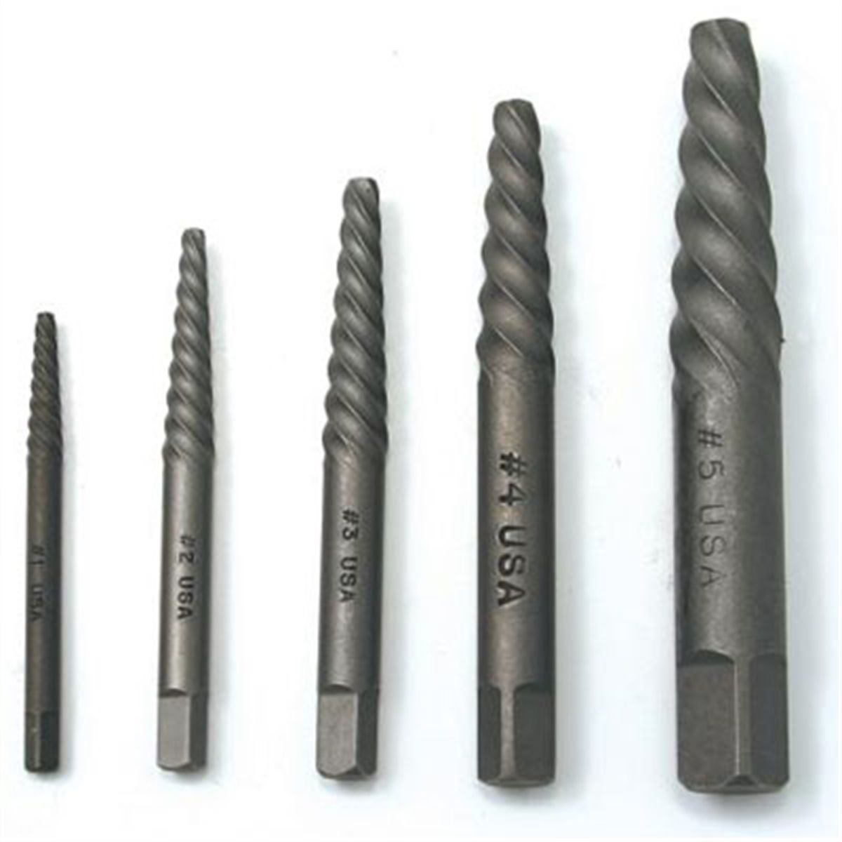 5 Pc Screw Extractor Kit Spira