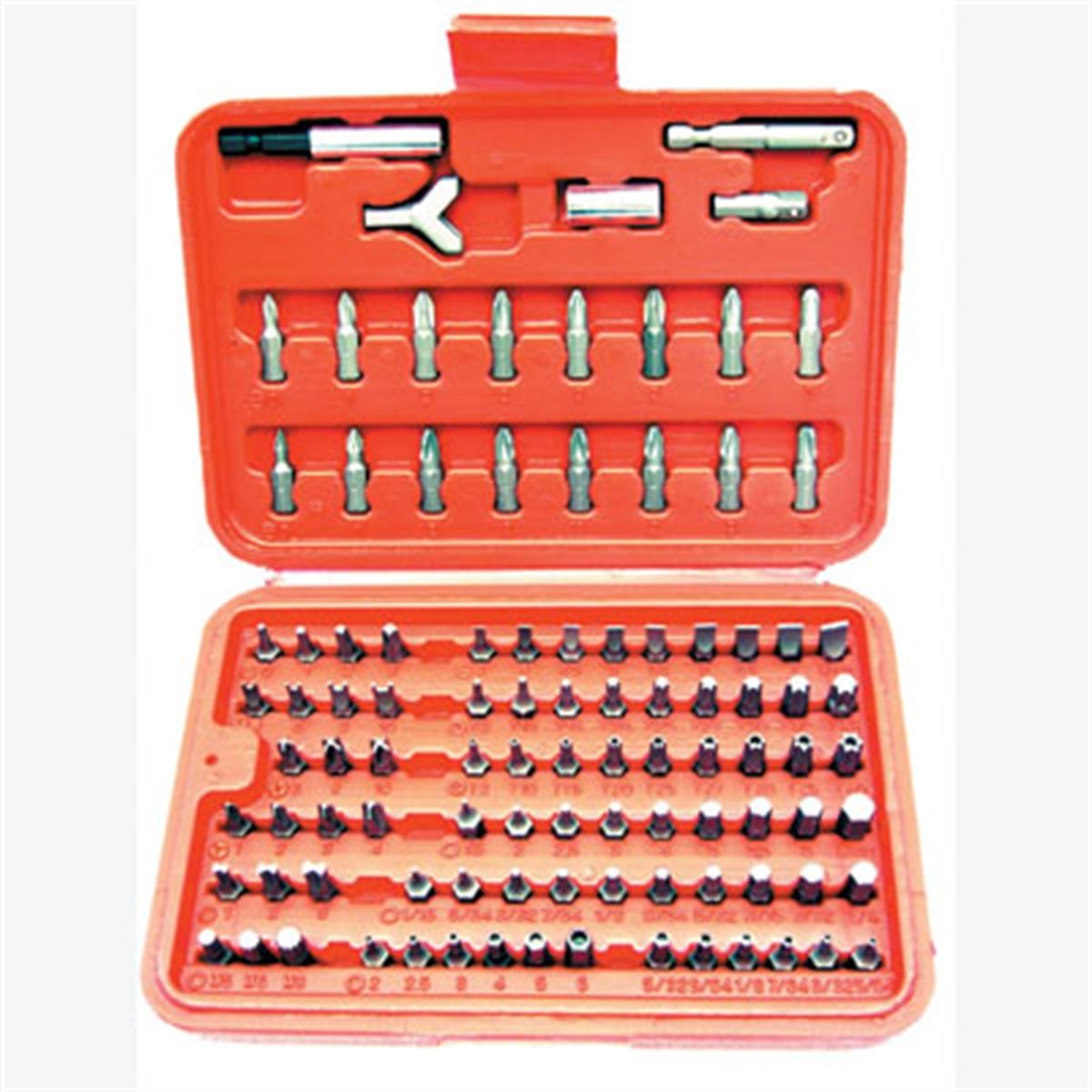 100 pc Bit Set Blowmold case