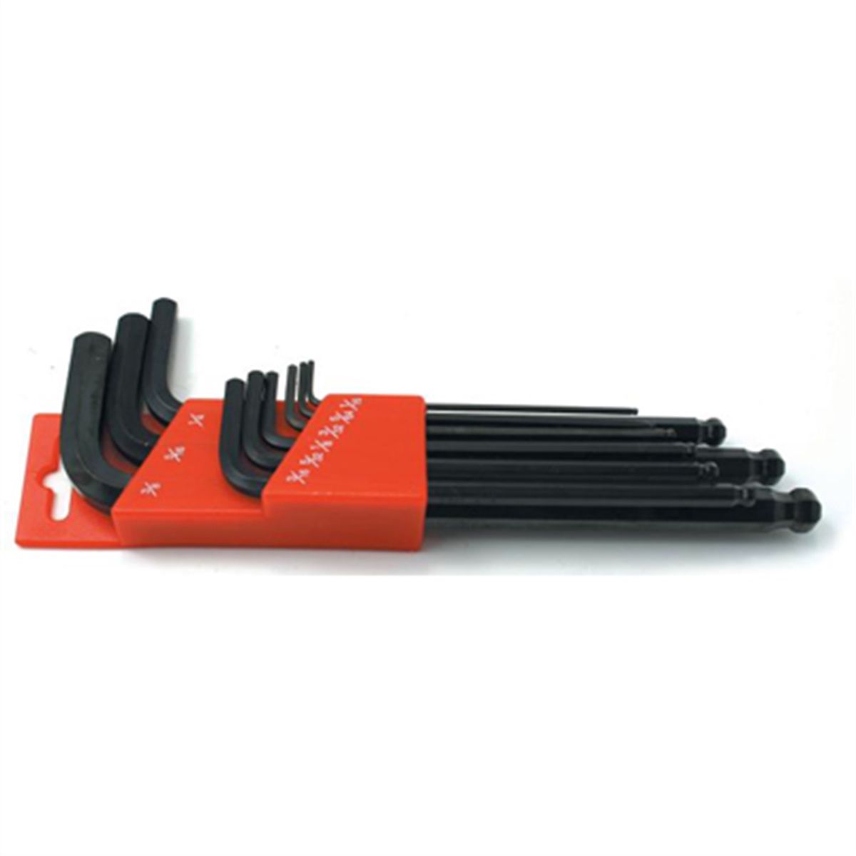 9Pc BallEnd Hex Key Wr Set Met