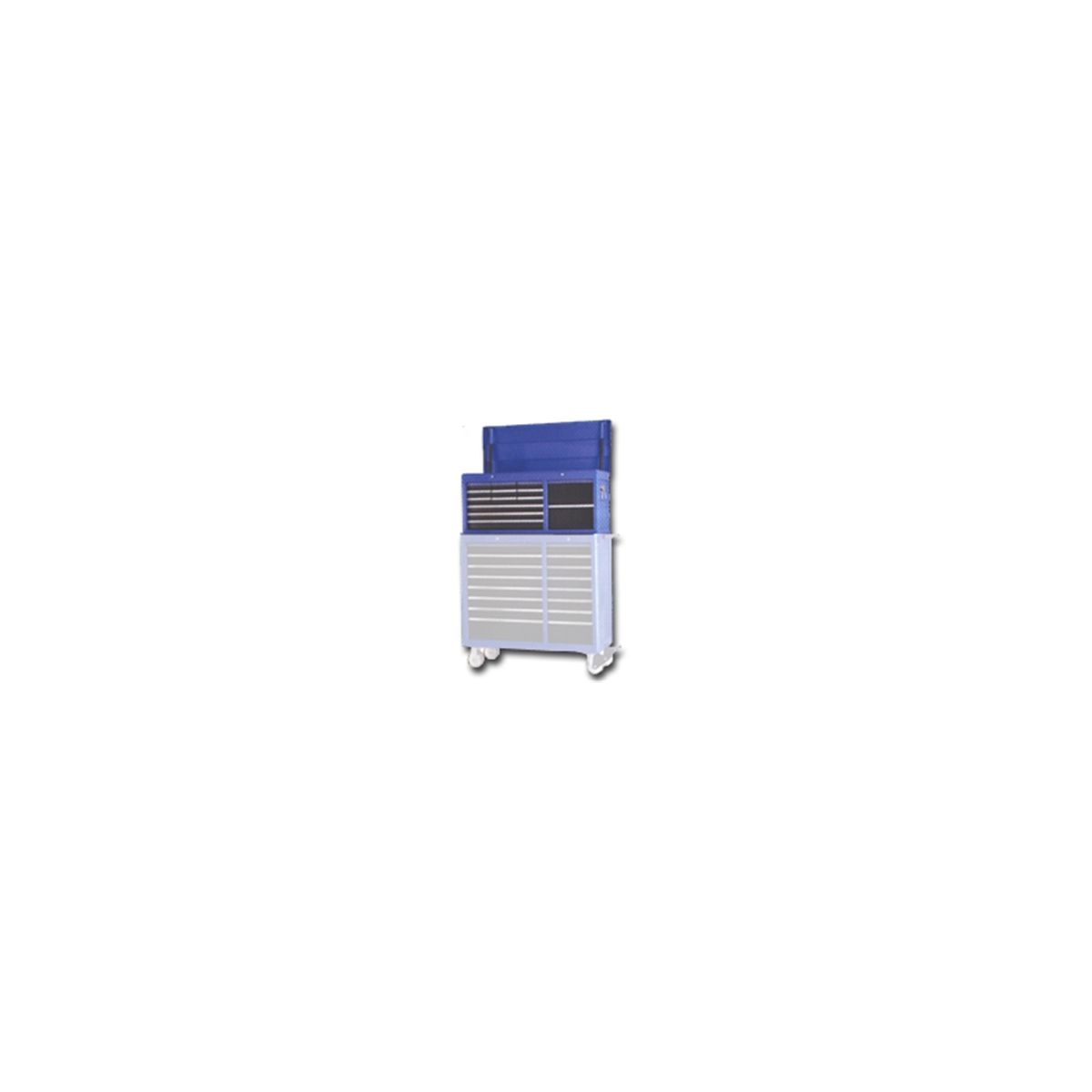 14-Drawer Top Chest - Blue / Black - 41 In W