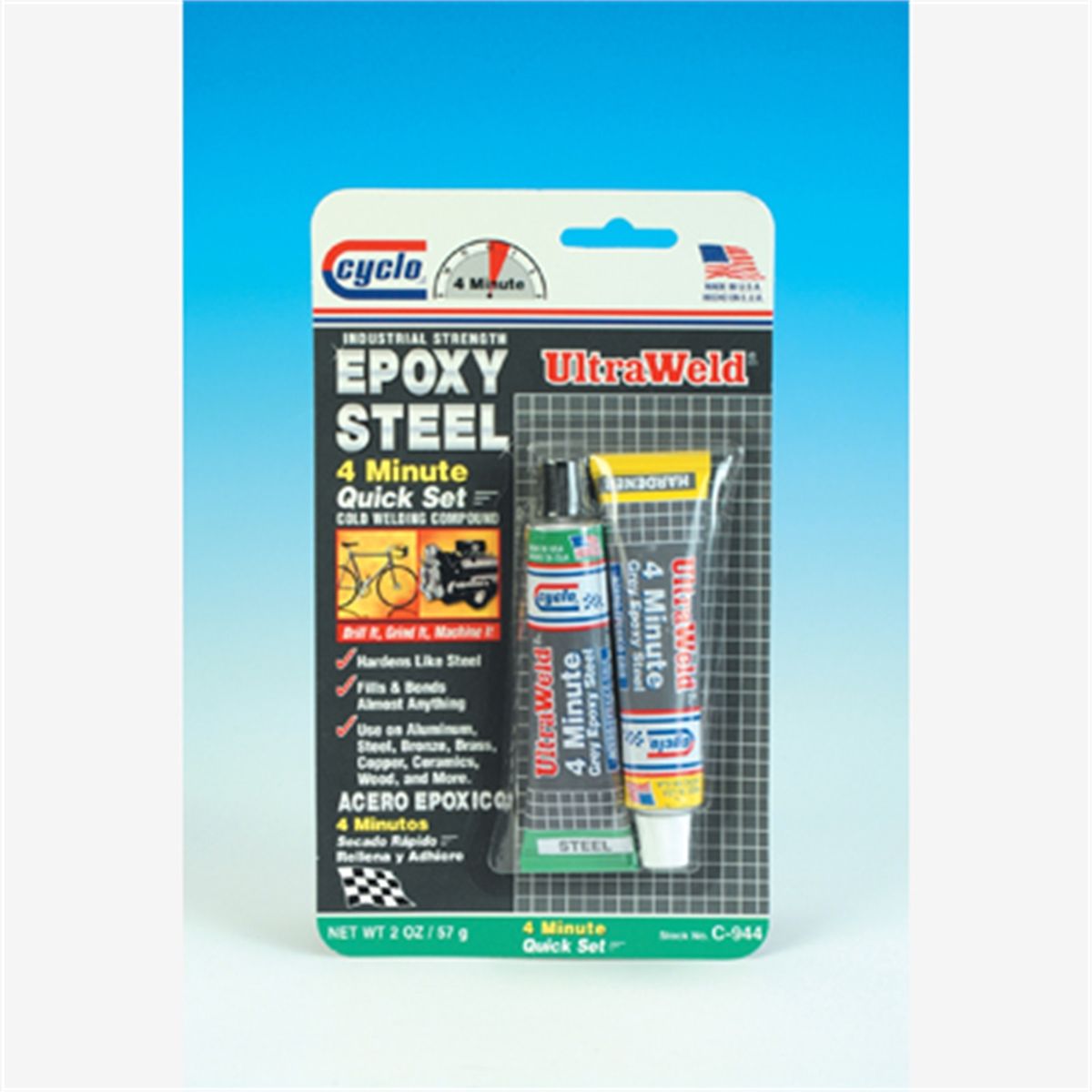 Epoxy Steel 4 min 2oz 12pk