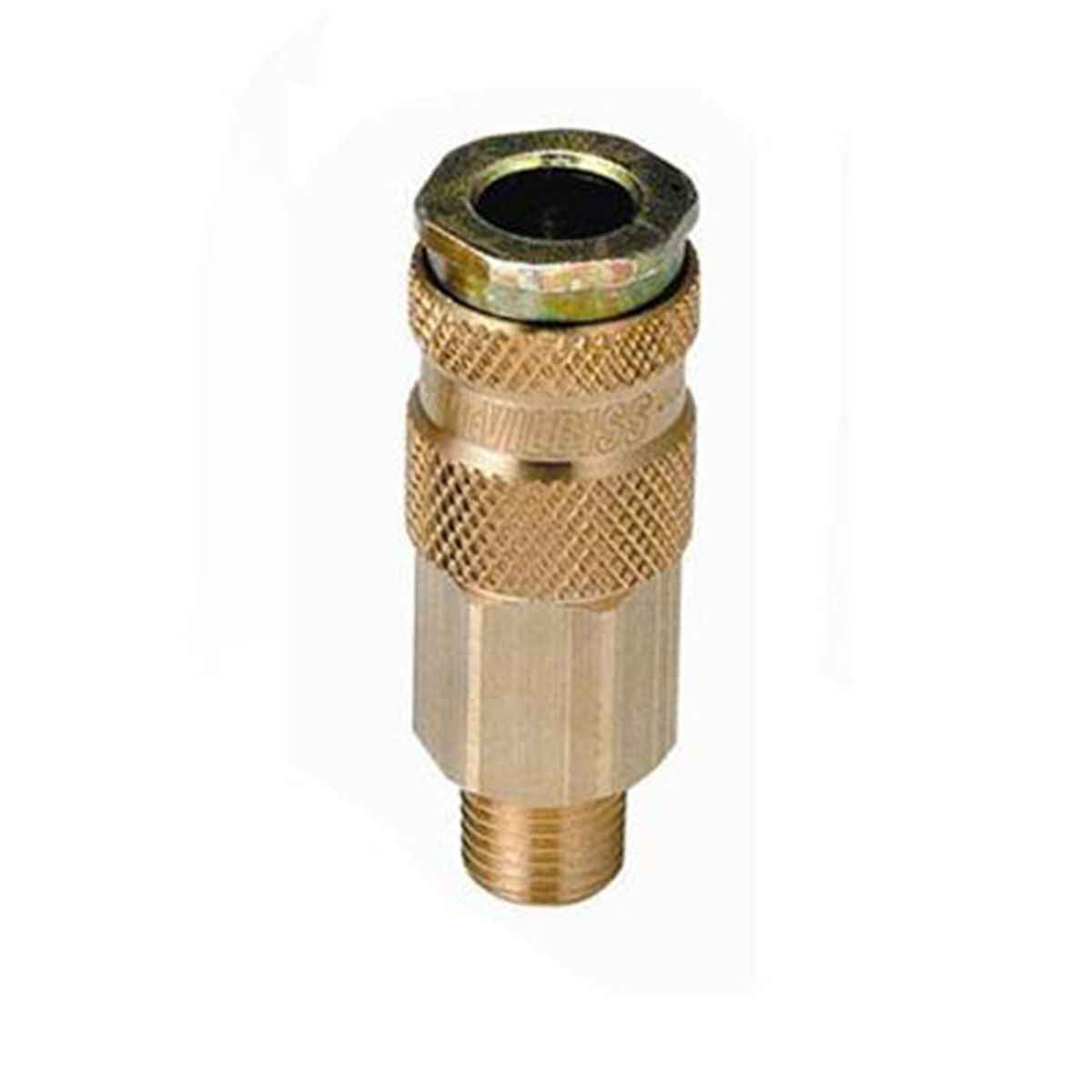 DeVilbiss High Flow Quick Disconnect Coupler 1/4" NPT Male