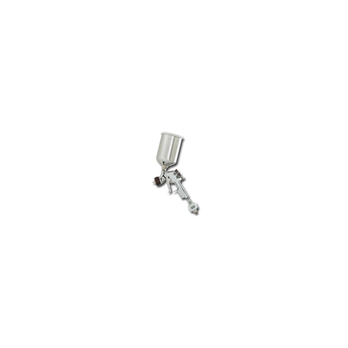TEKNA HVLP Basecoat Gravity Feed Spray Gun with Digital Ga