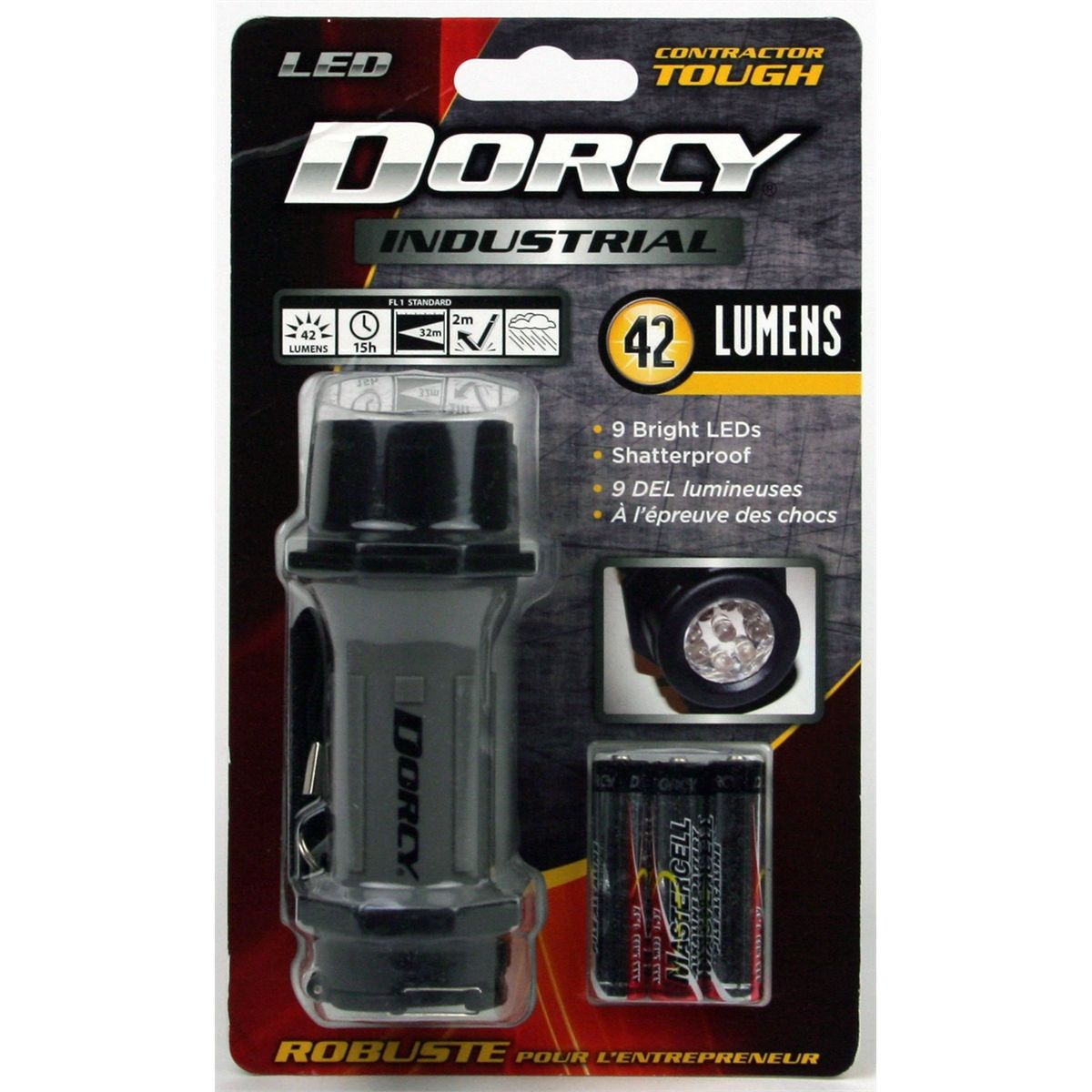 3AAA 9 LED Mini Flashlight