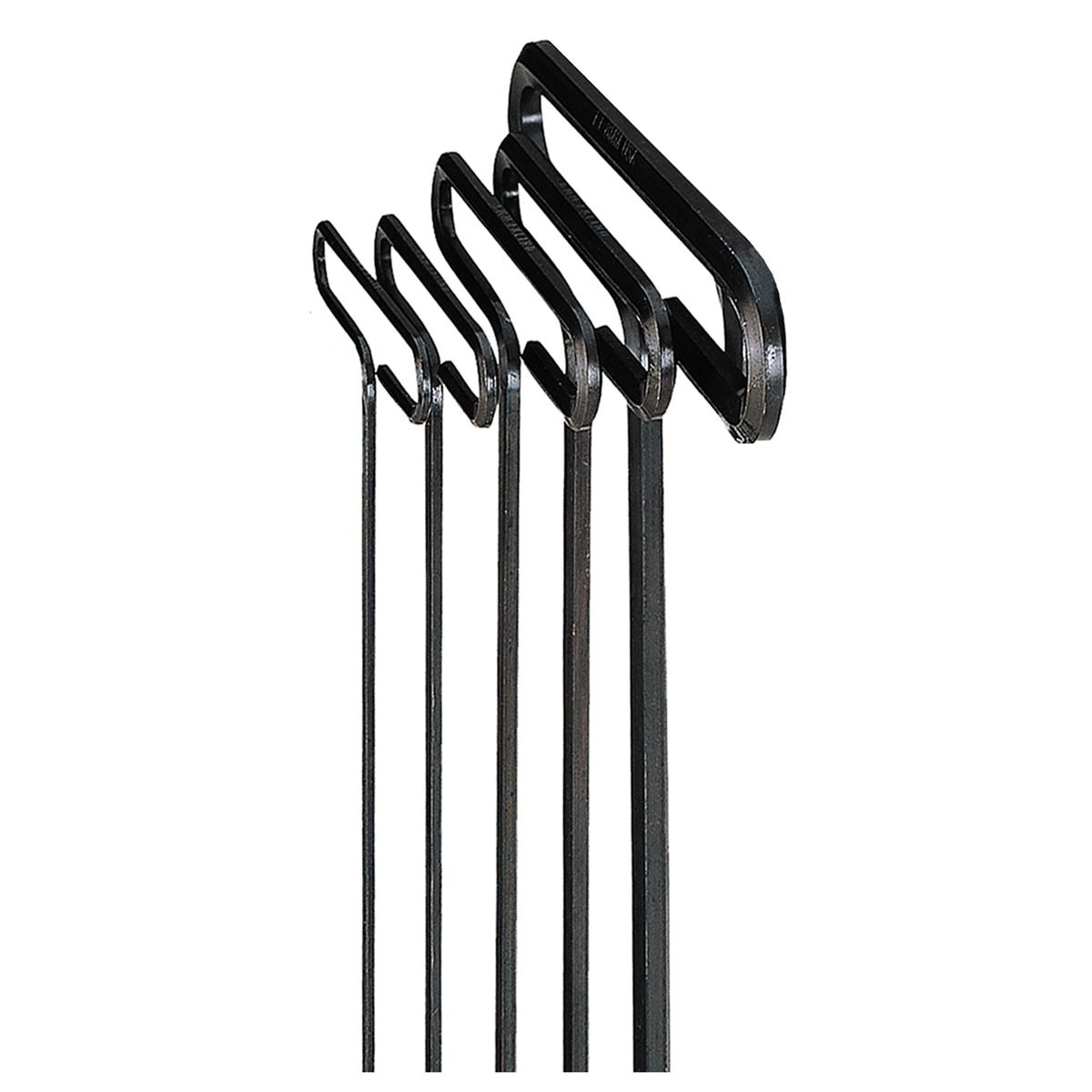 HEX KEY SET 5 PC T-HANDLE 6IN. METRIC 2.5-6MM