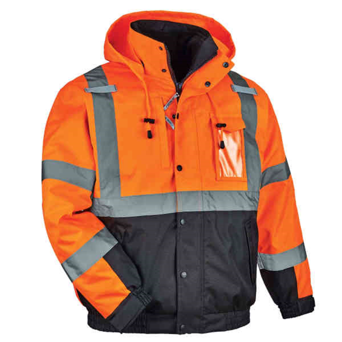 8381 M Orange Type R Class 3 3-in-1 Bomber Jacket