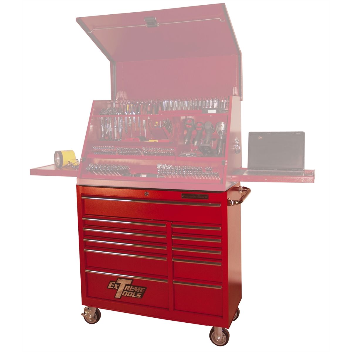 Extreme Tools 41" 11 Drawer 24" Deep Roller Cabint