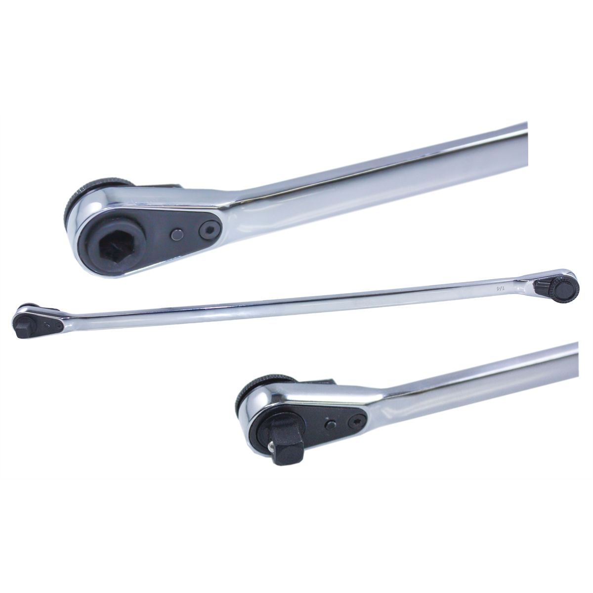 1/4 inch combination drive ratchet - offset fixed