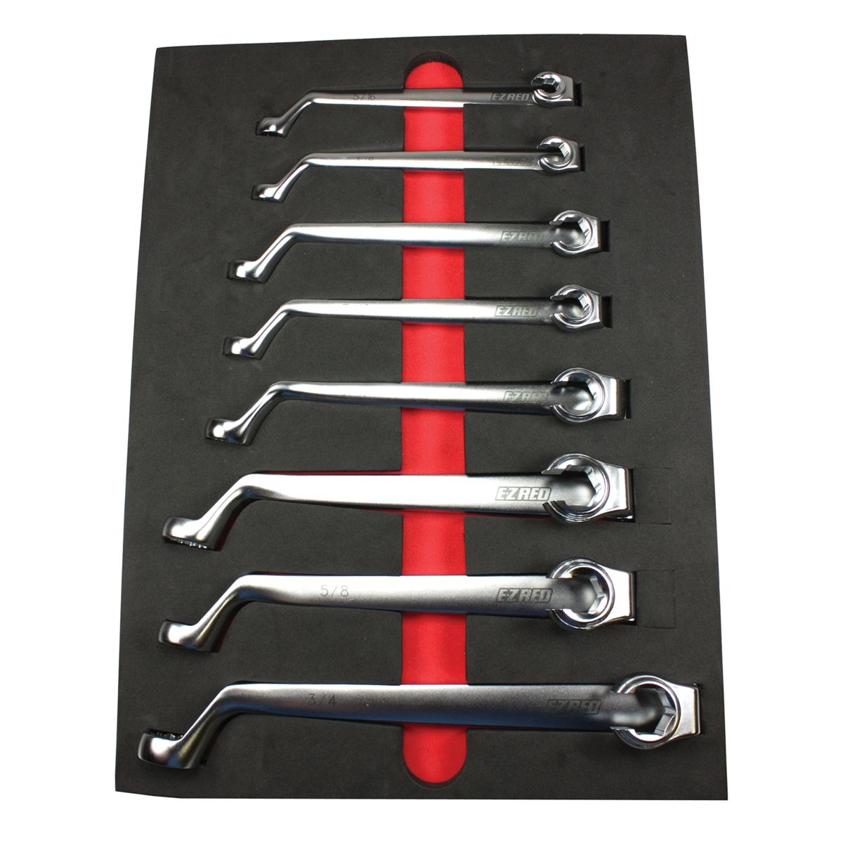 7 Pc 75 Deg Offset Metric Flarenut Wrench set