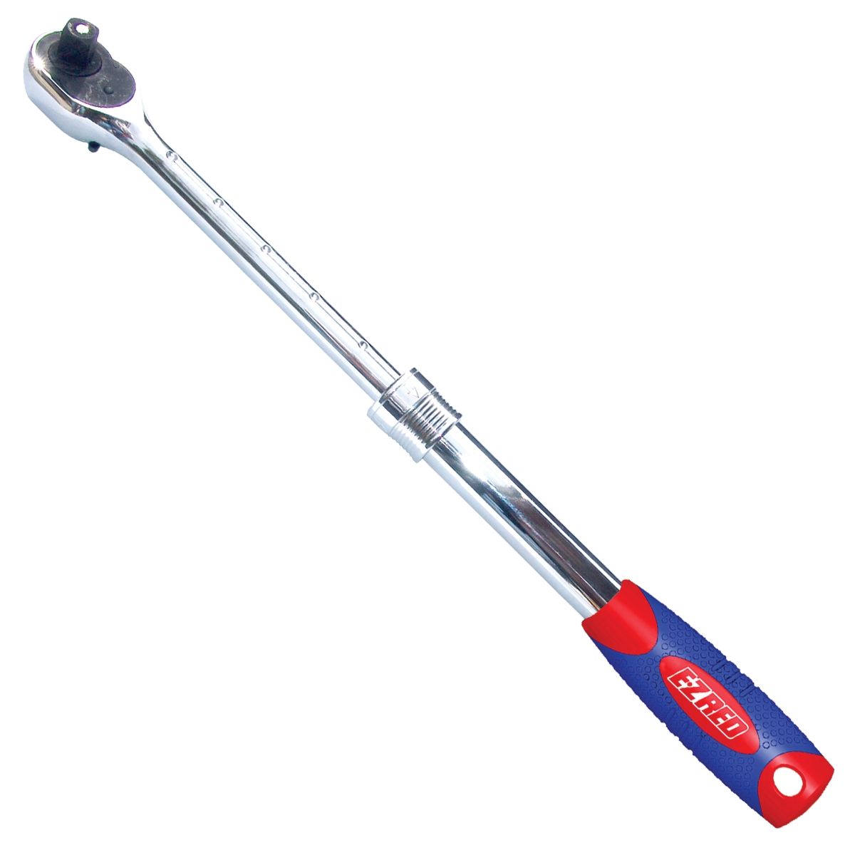Chrome 24" 40" in LONG Extendable 3/4" Drive Ratchet Telescoping Knurled 