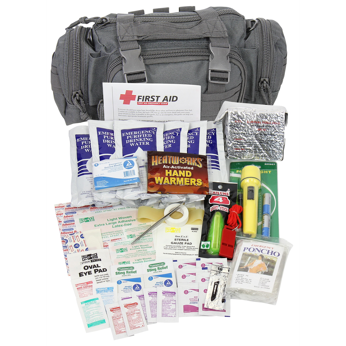 Emergency Prep 1 Person Black Fabric Bag