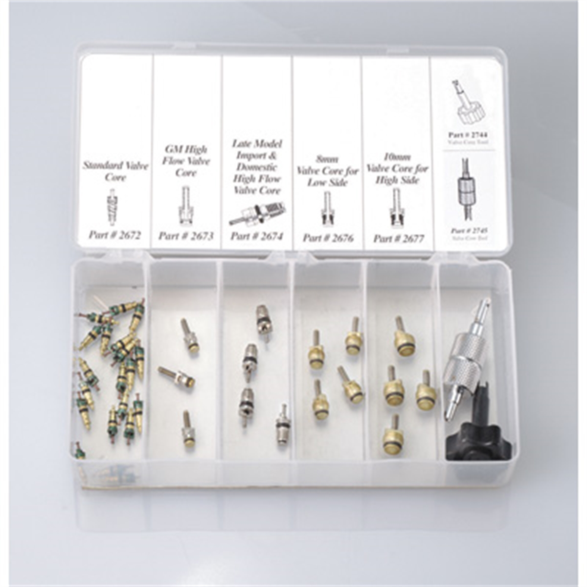 VALVE CORE TOOL ASSORTMENT