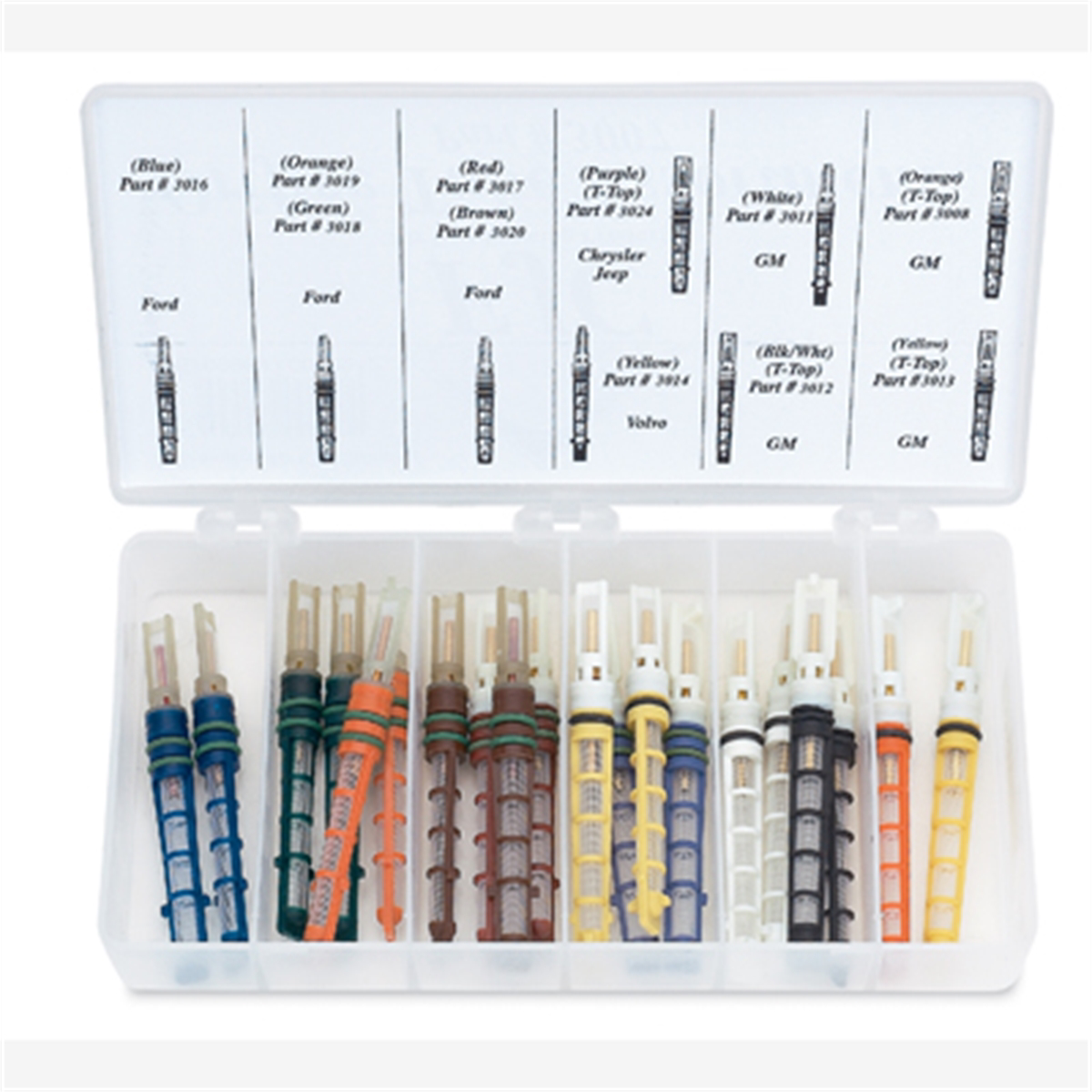 22 Piece Orifice Tube Assortment