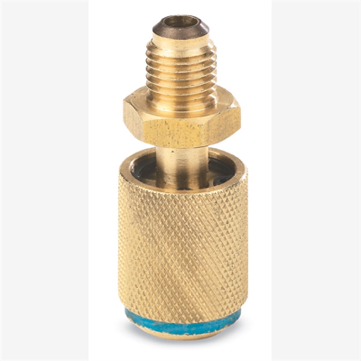 R134a Anti-Blowback Adapter 1/2 Inch Acme M x 1/2 Inch Acme F