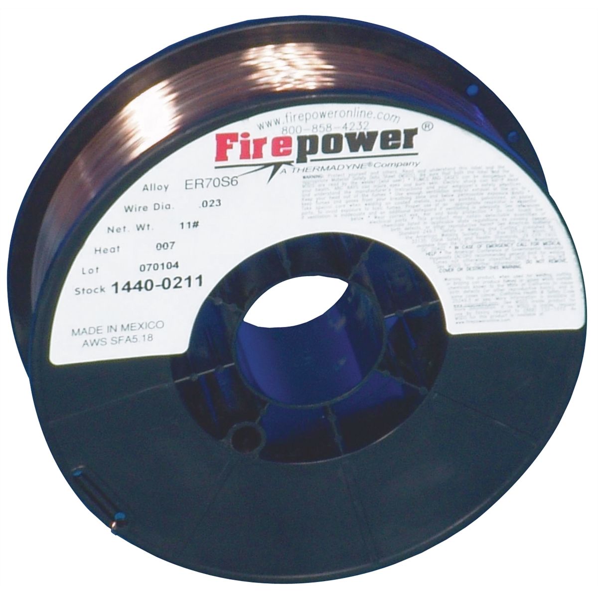 ER70S-6 Mild Steel Welding Wire 11 lb Spool (.023")