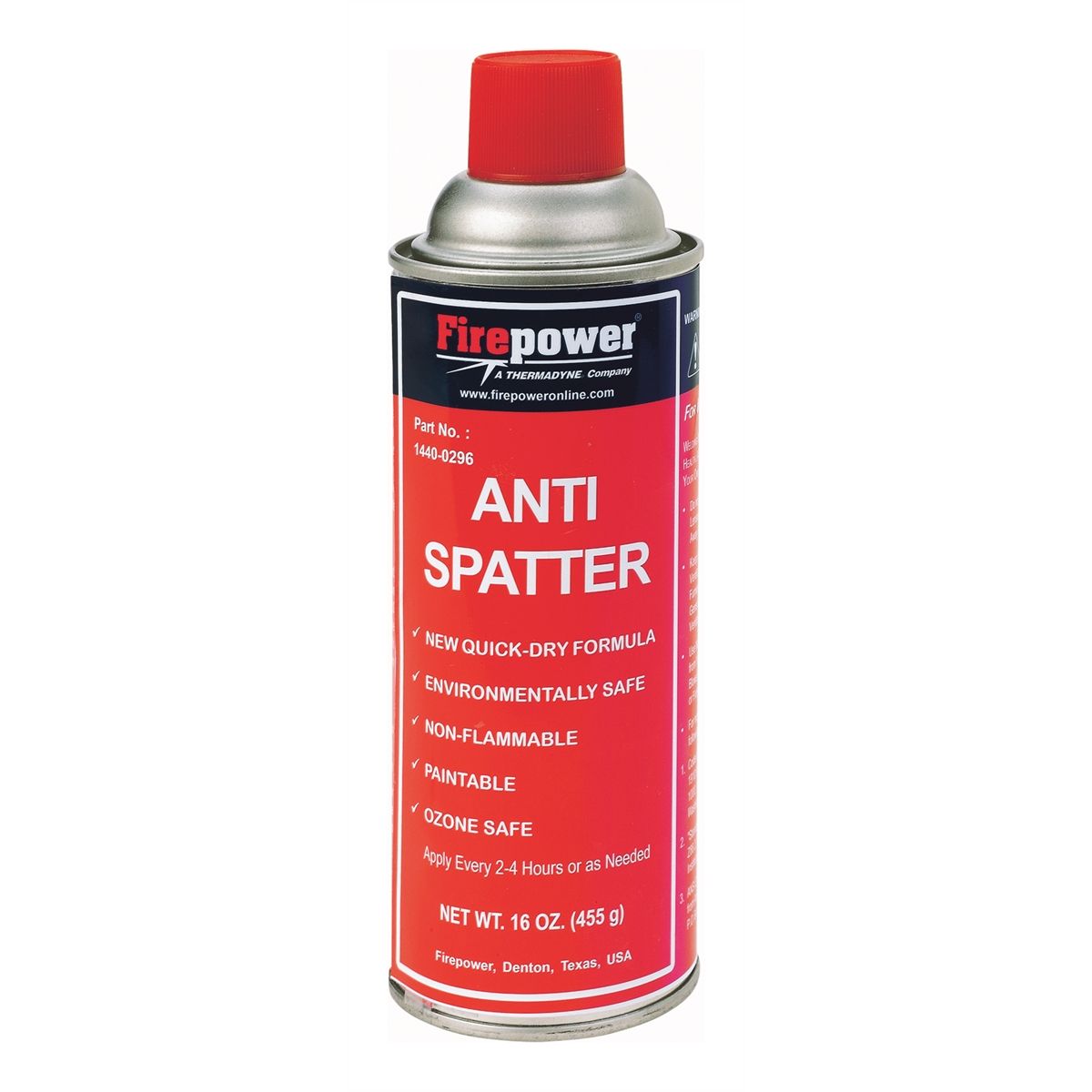 ANTI SPLATTER SPRAY 16 OZ