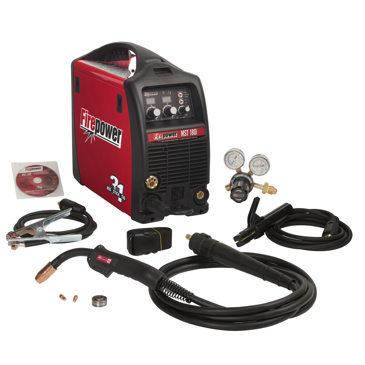 Firepower MST 180i 3-in-1 Welder Portable MIG TIG Stick