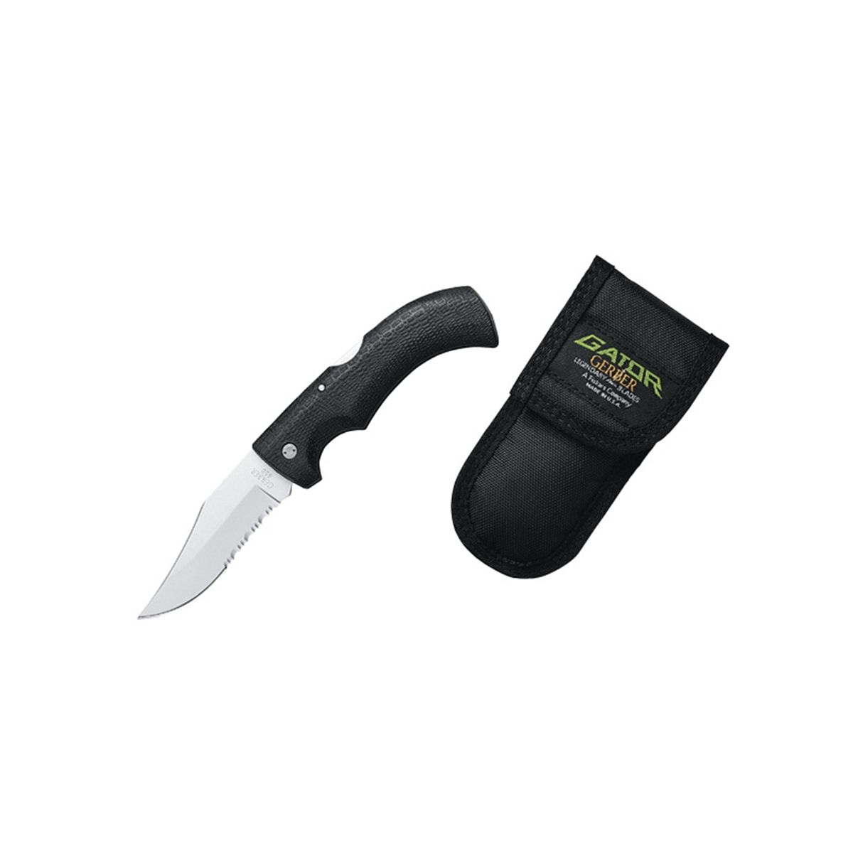 Gator Serrated Knife w/ Ballistic Sheath
