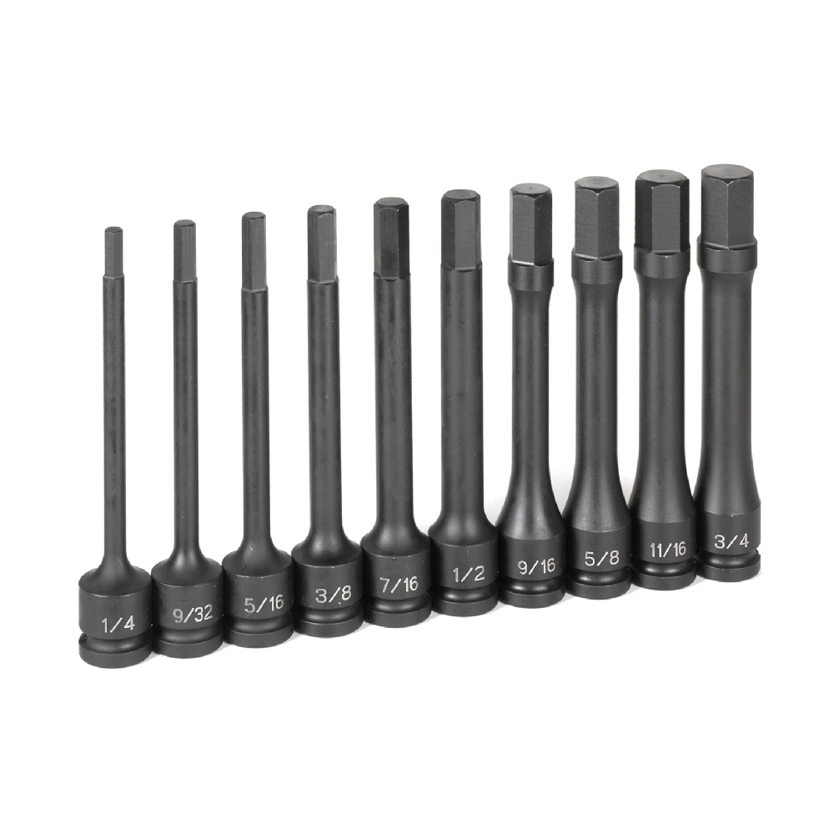 1 In Dr Impact Hex Driver - 1-3/4 In, Grey Pneumatic