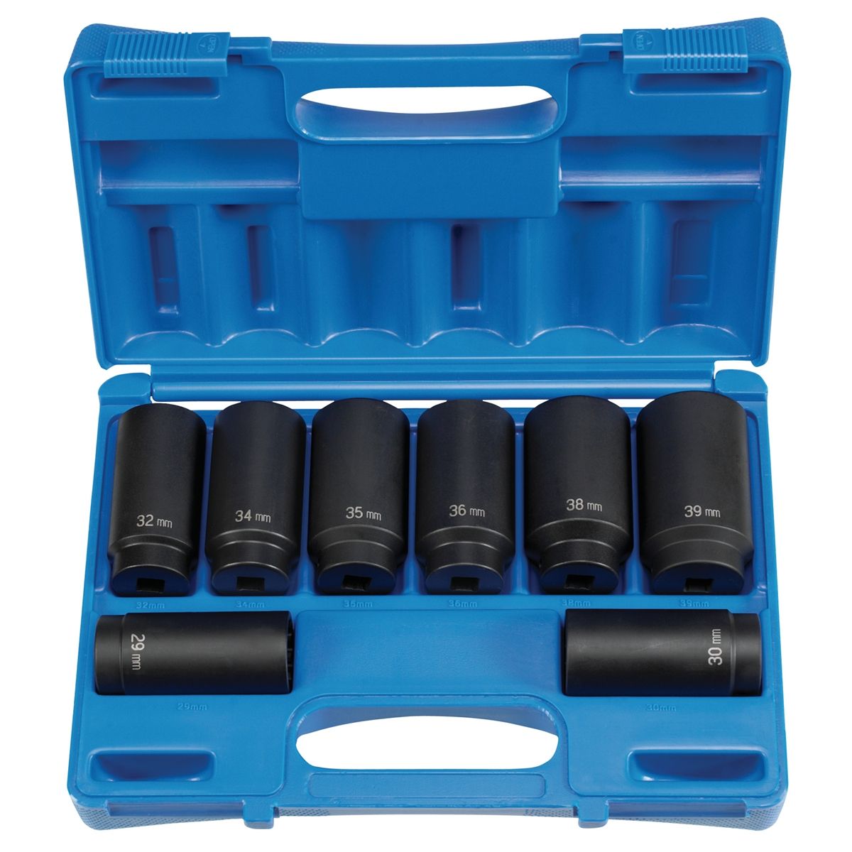 1/2 In Dr 12-Pt Axle Spindle Nut Socket Set - 8-Pc