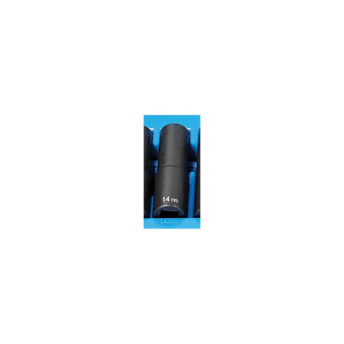 1/2" Drive x 14mm Deep - 12 Point Impact Socket