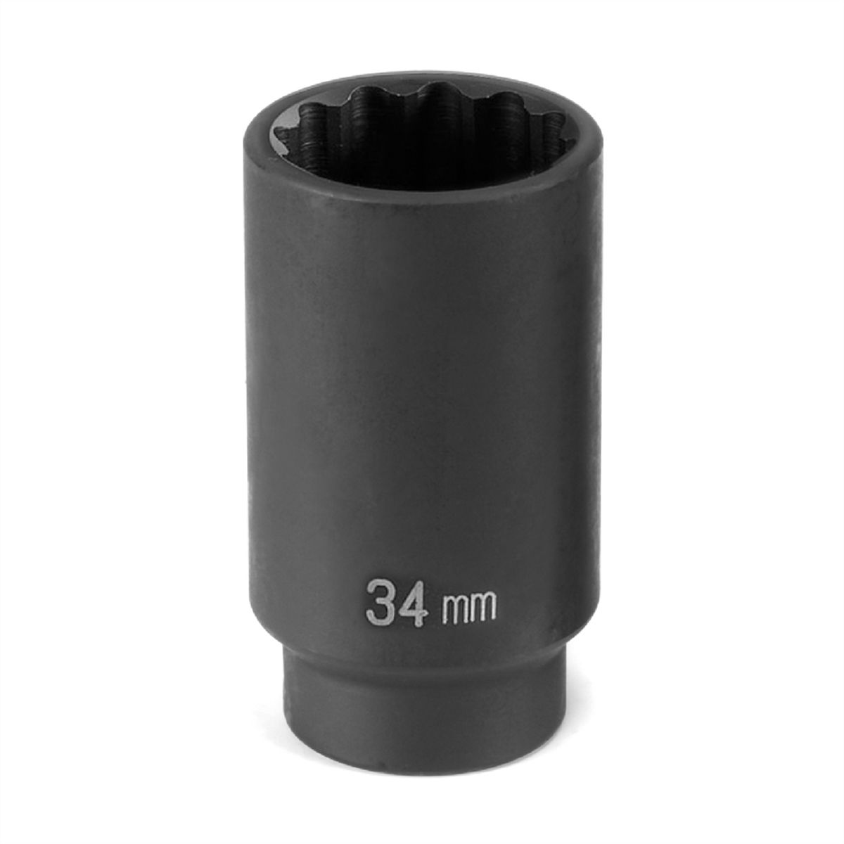 1/2" Drive x 34mm Deep - 12 Point Impact Socket