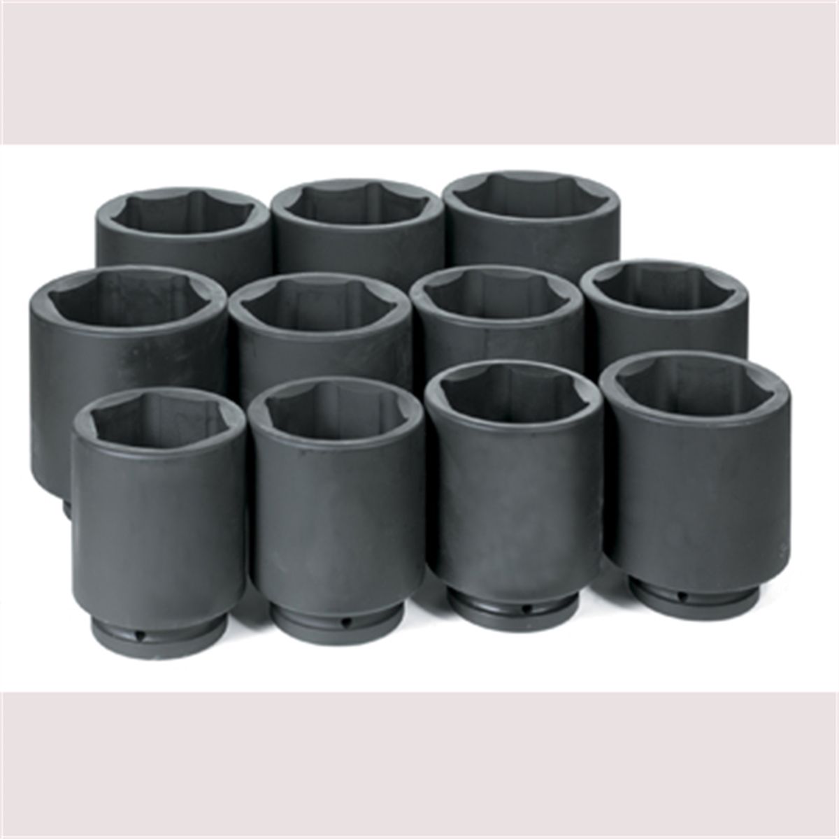 1 In Dr Deep Fractional 6 Pt Impact Socket Set - 11-Pc