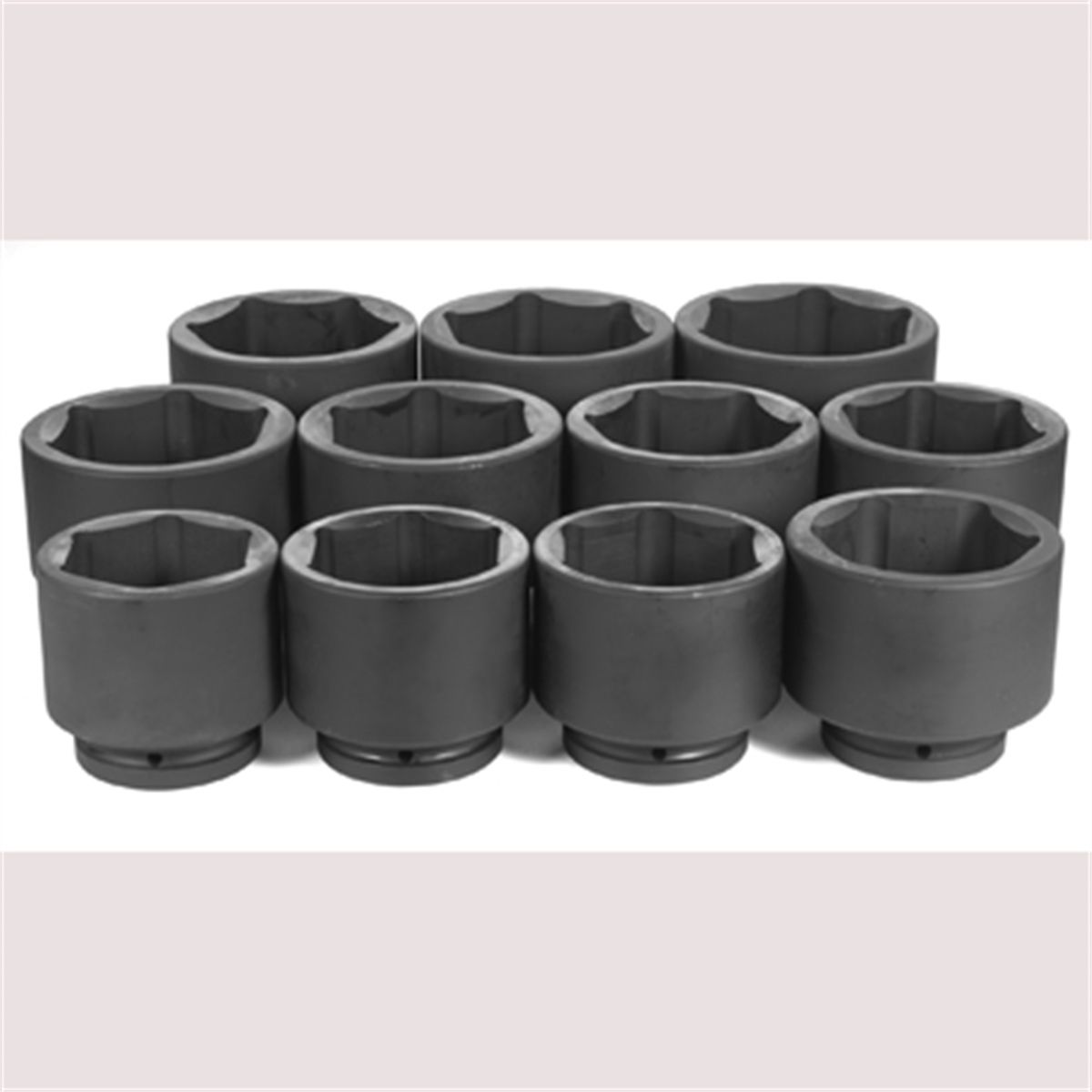 1 In Dr Std Fractional 6 Pt Impact Socket Set - 11-Pc