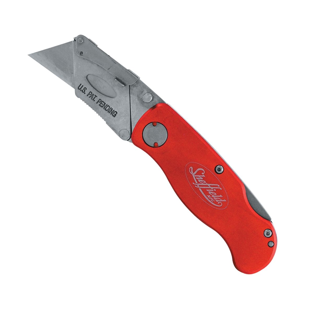Premium Lockback Utility Knife - Red
