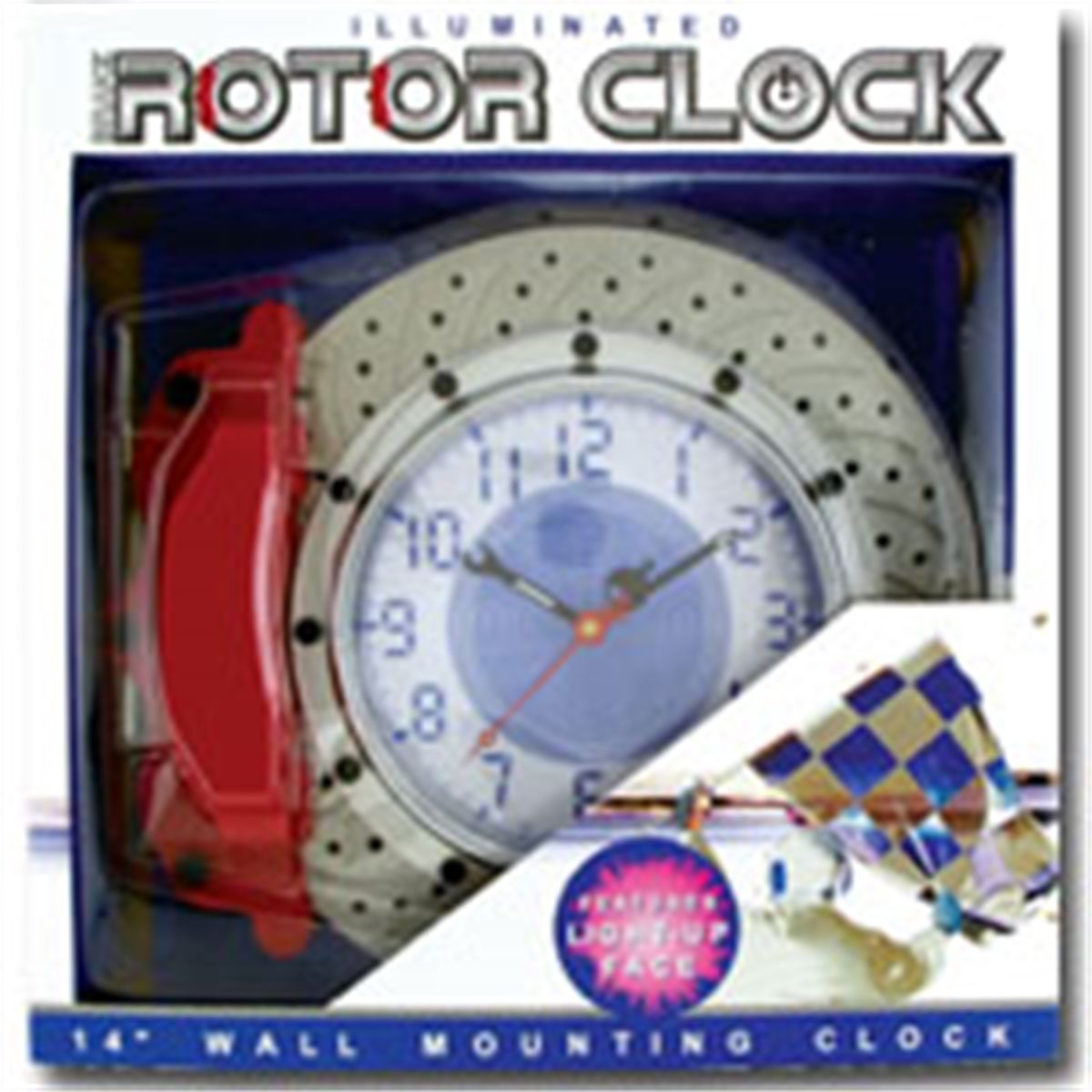 14 In Back Lit Rotor Wall Clock