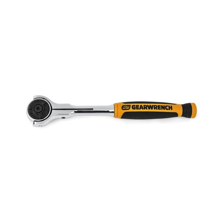 1/4" Drive 72-Tooth Dual Material Roto Ratchet 6-3/4"