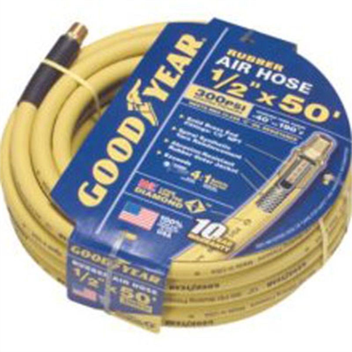 1/2" x 50' Yellow Air Hose