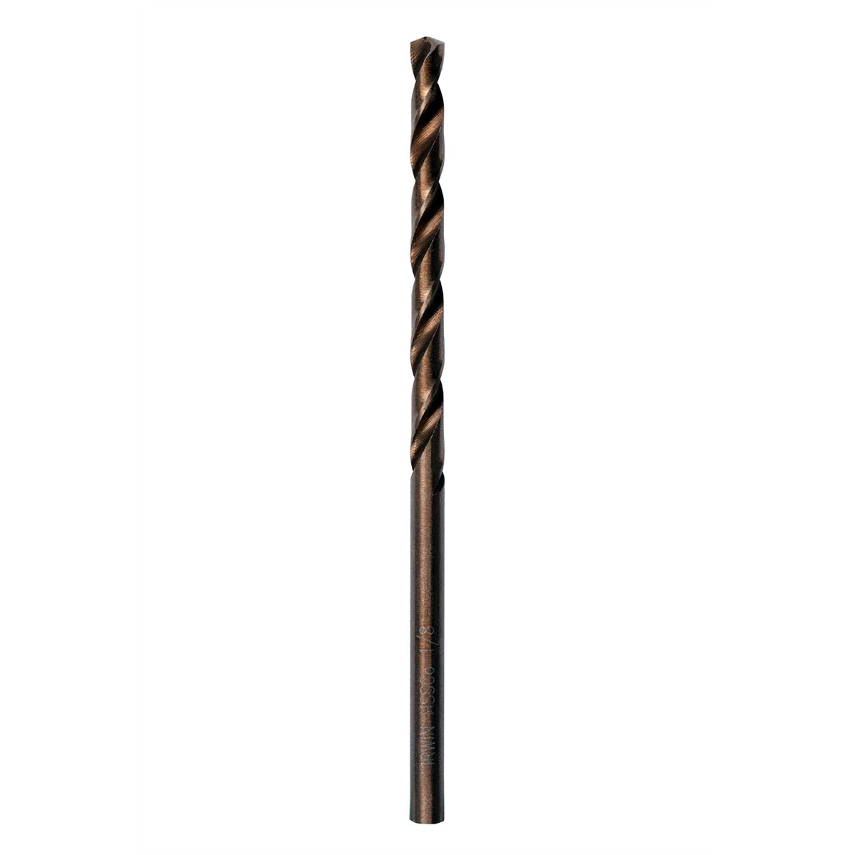 1/8" x 2-3/4" Cobalt Drill Bit- Carded