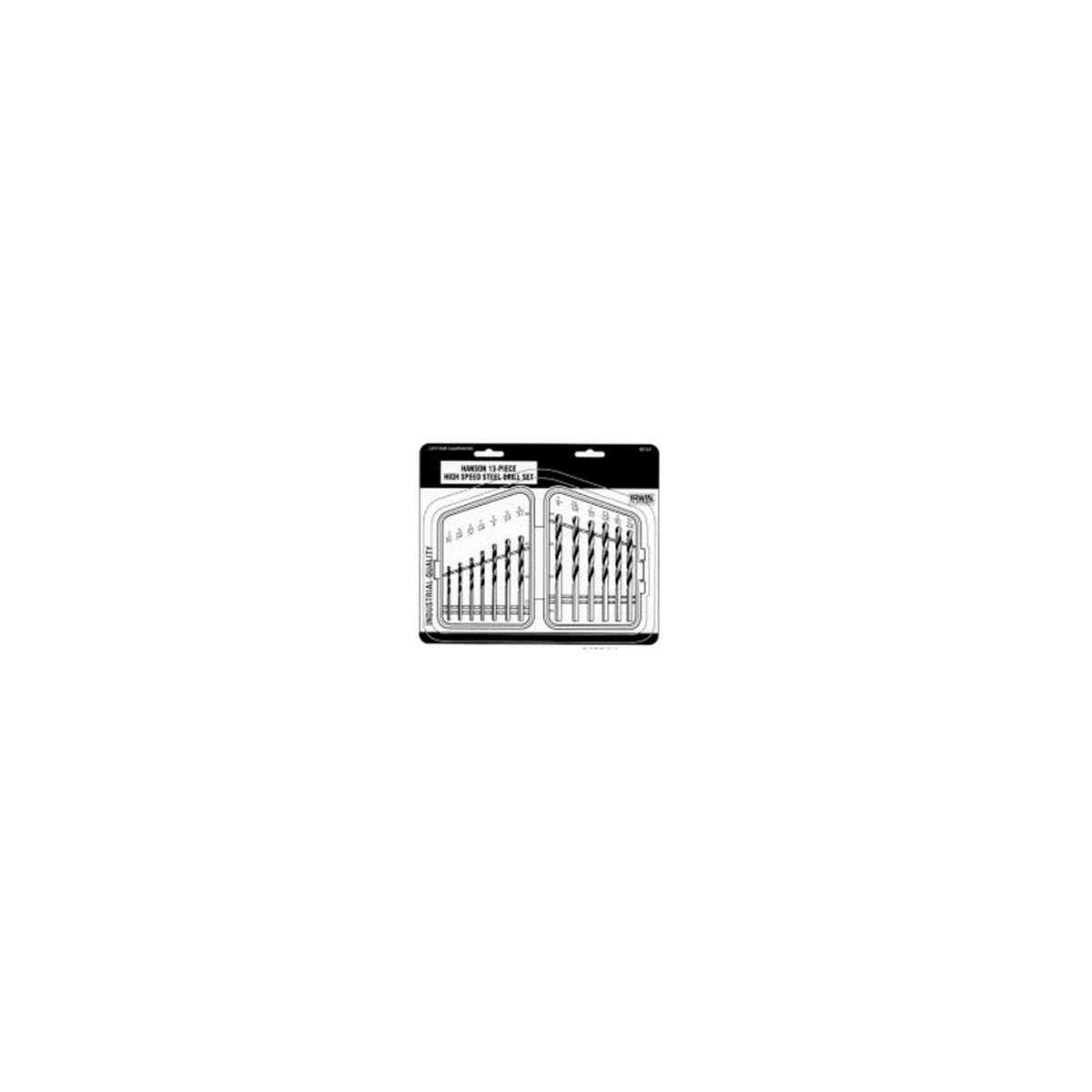 13 Pc Economy Drill Bit Set - Metal Index