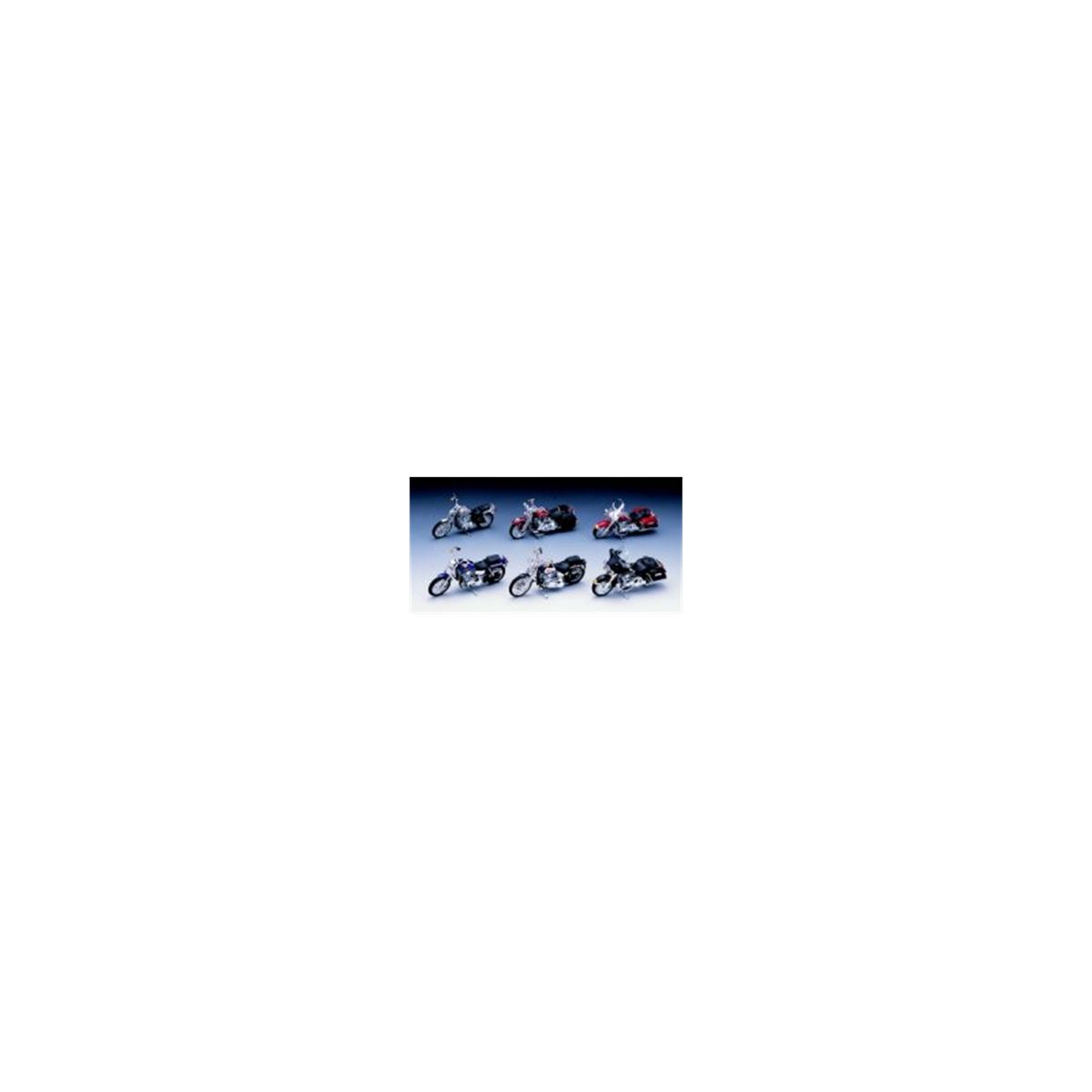 Harley Davidson 1:18 Scale Motorcycle Assortment - 12/Pk