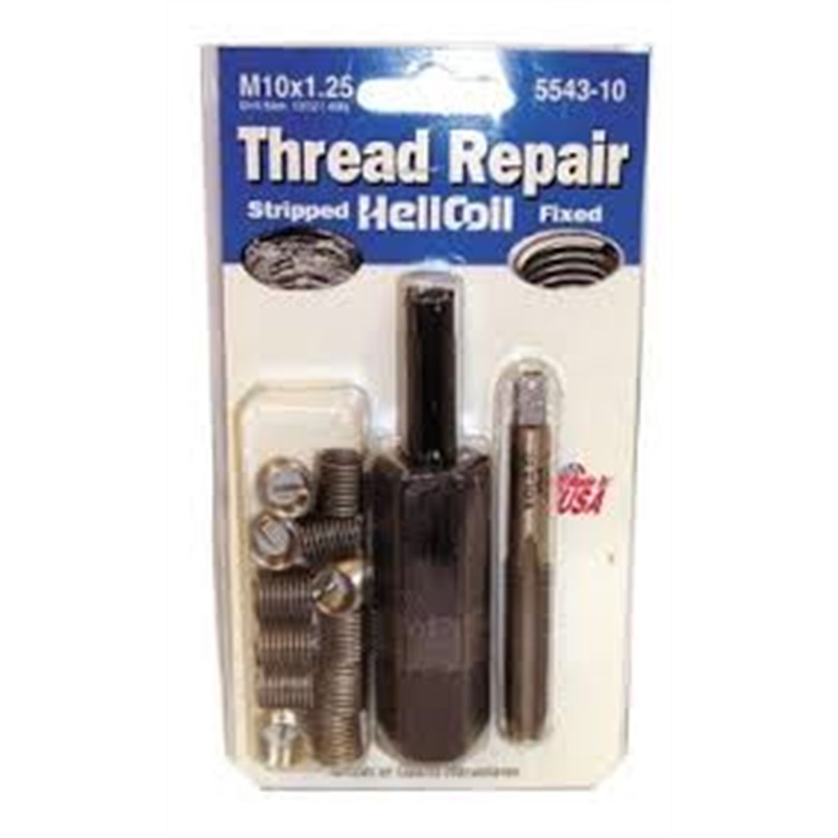 HeliCoil 5546-6 Metric Thread Repair Kit, M6 X 1 X 9 mm