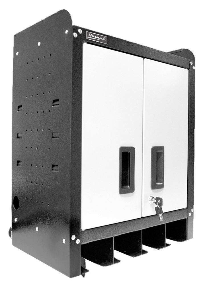 24" Heavy-Duty Steel Wall Tool Cabinet with Shelves