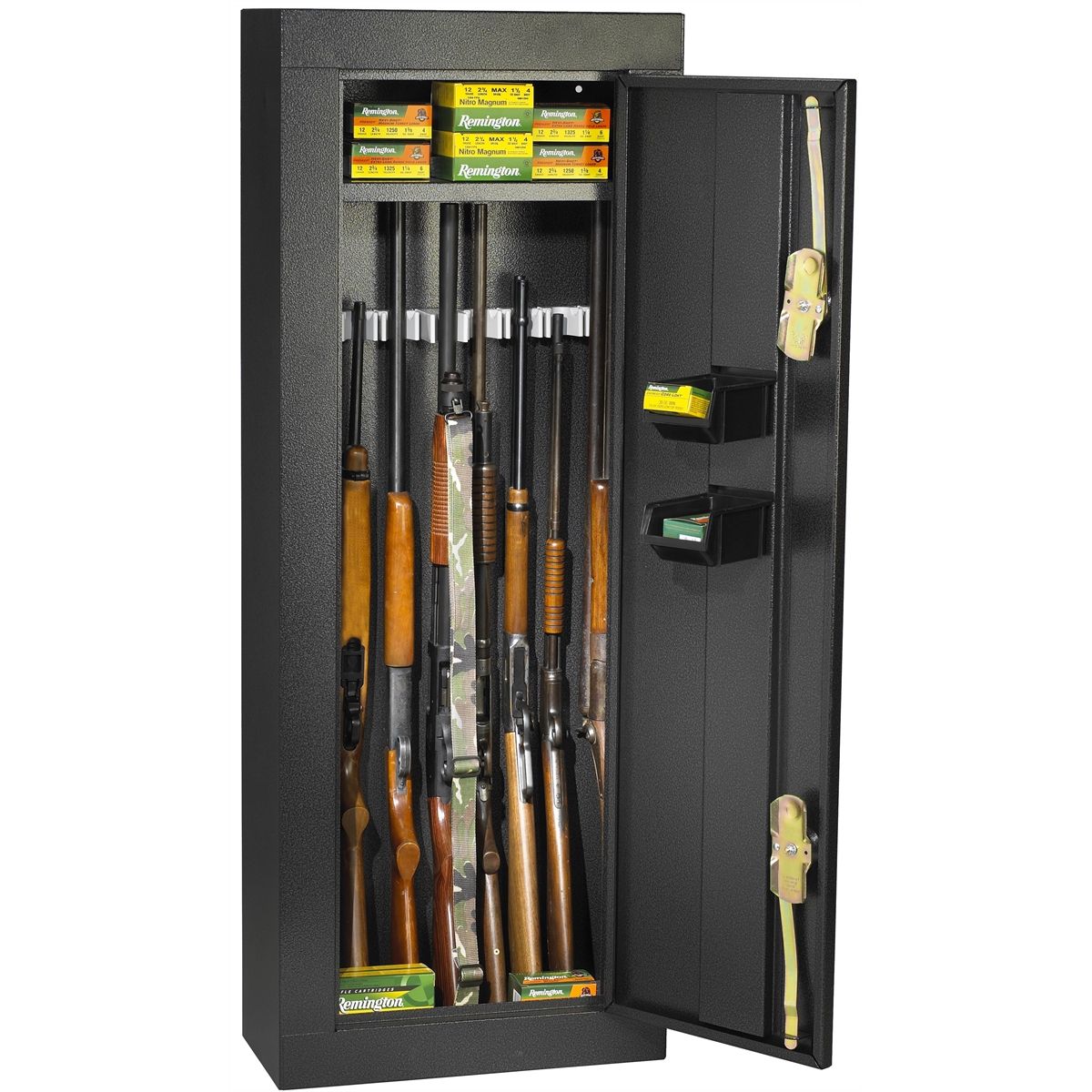 8 Gun Steel Security Cabinet Black