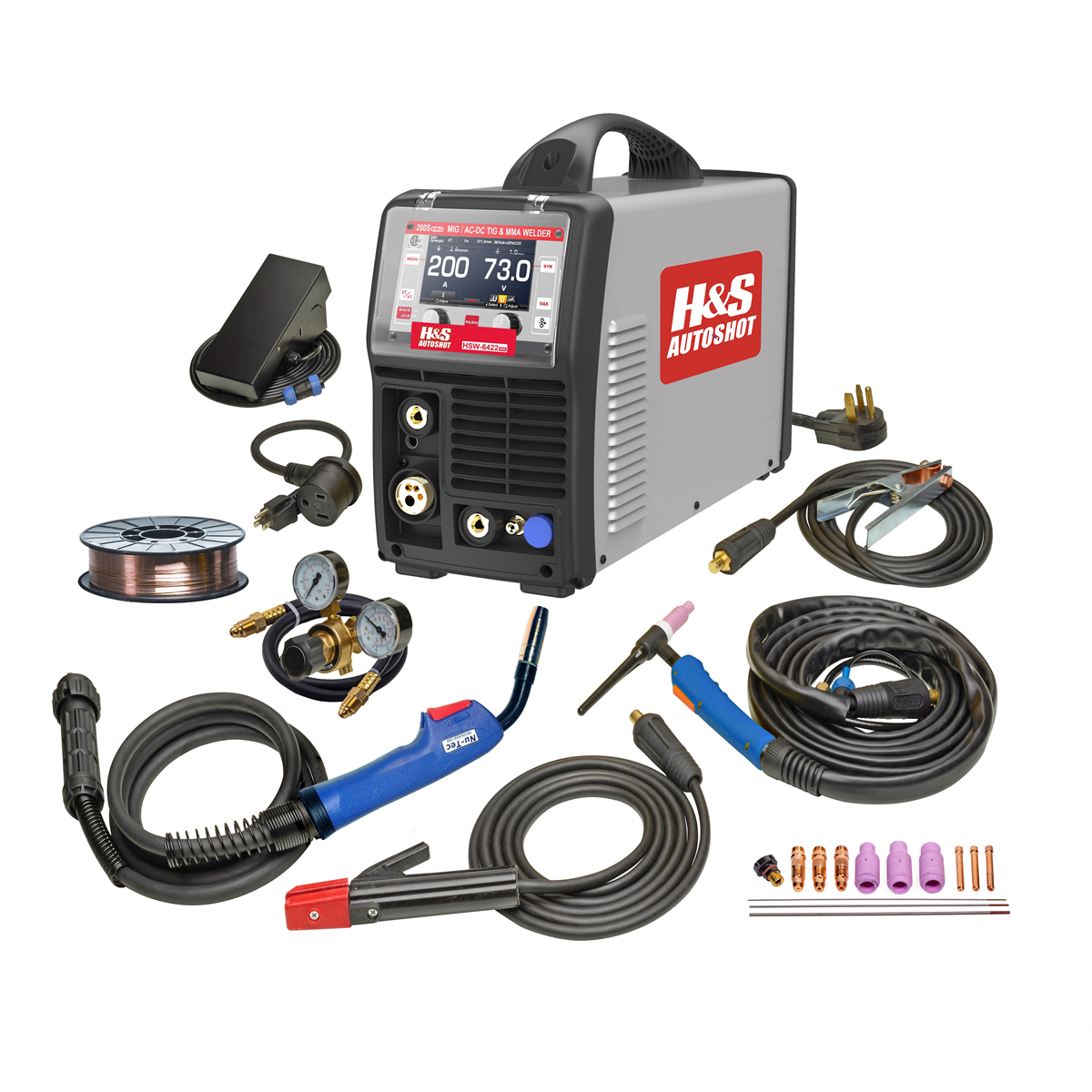 HSM200 PRO AC/DC MultiMIG Welder
