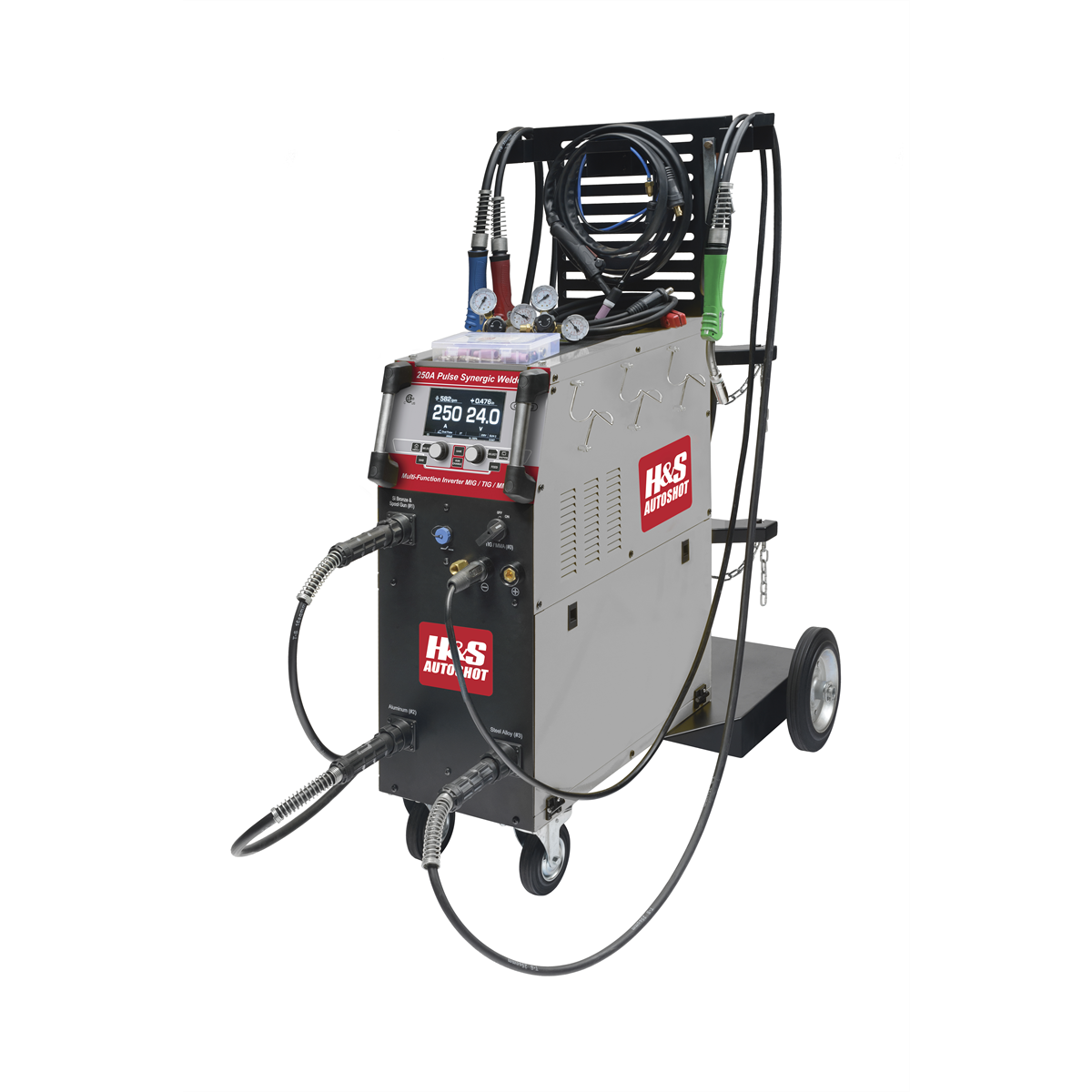 HSM250 Synergic Pulse Multi-Mig Welder