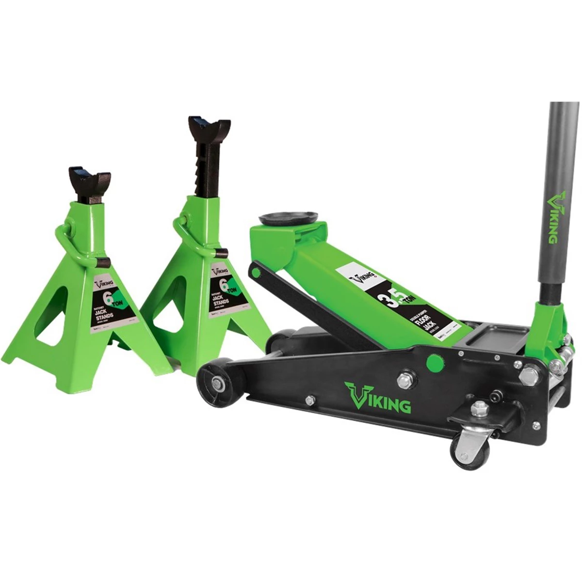 3.5 Ton Service Jack & 6 Ton Jack Stand Combo