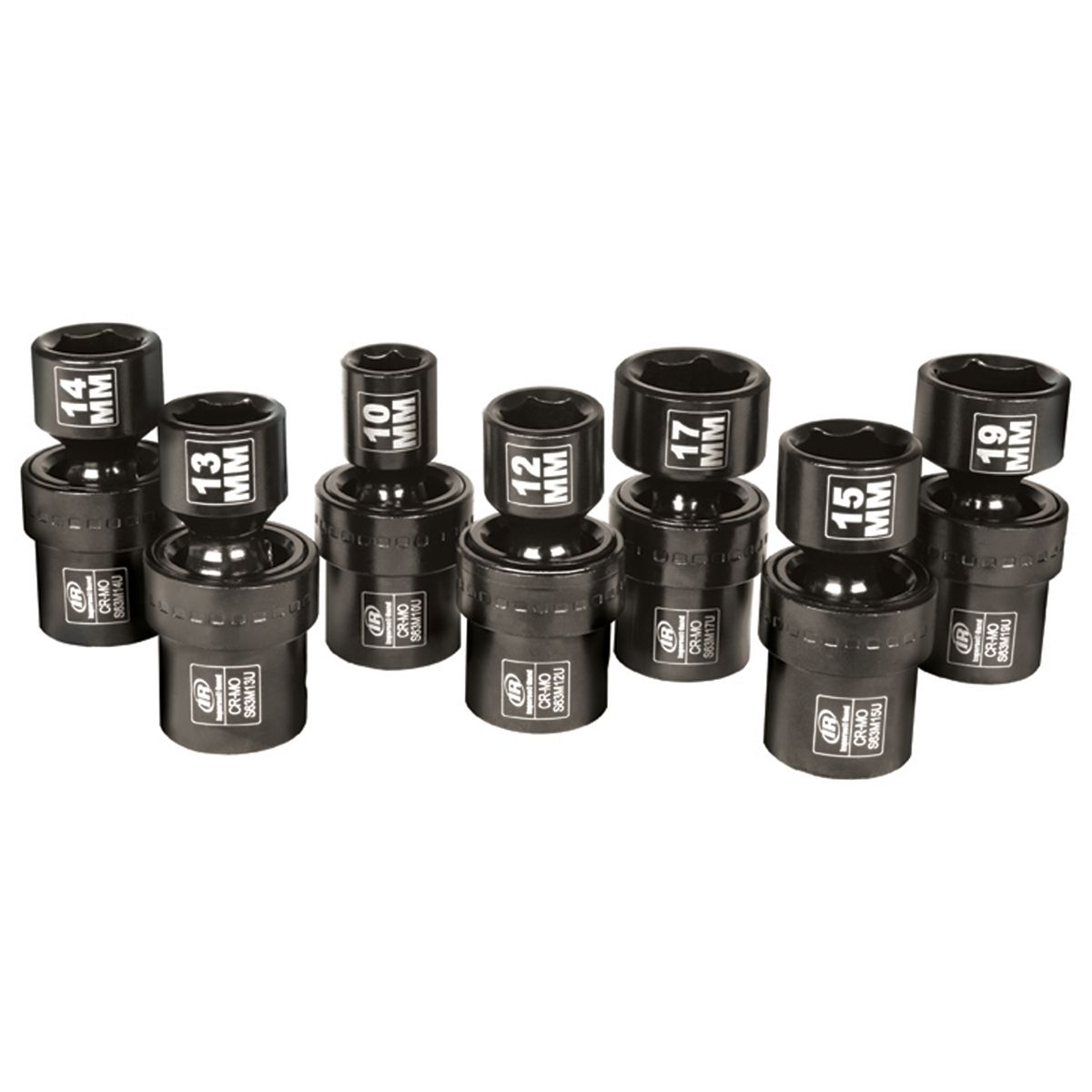 7pc 3/8" Dr Deep Swivel Impact Socket Professional Tools Set SAE Universal Joint for sale online 