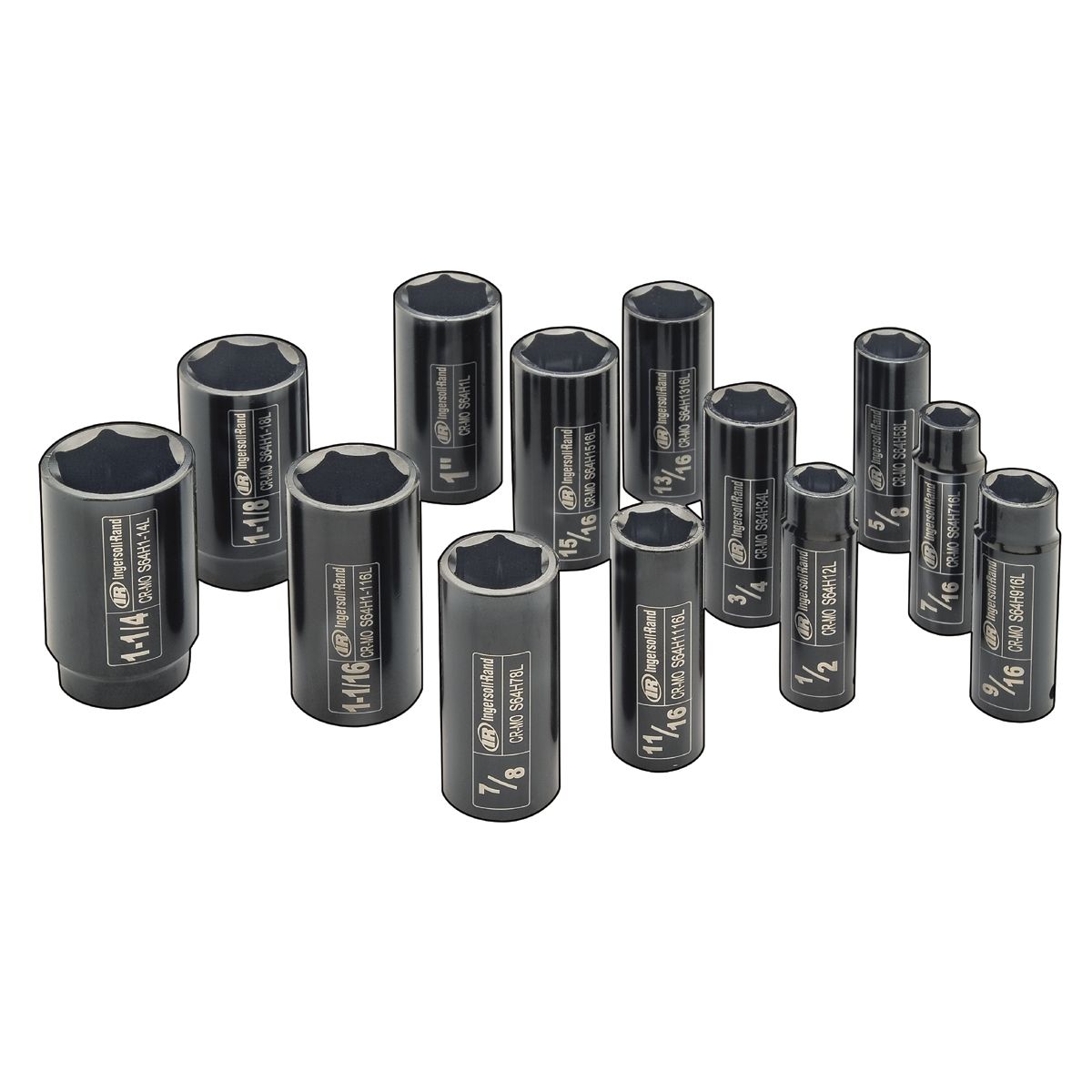 1/2 Inch Drive SAE Deep Impact Socket Set - 13-Pc