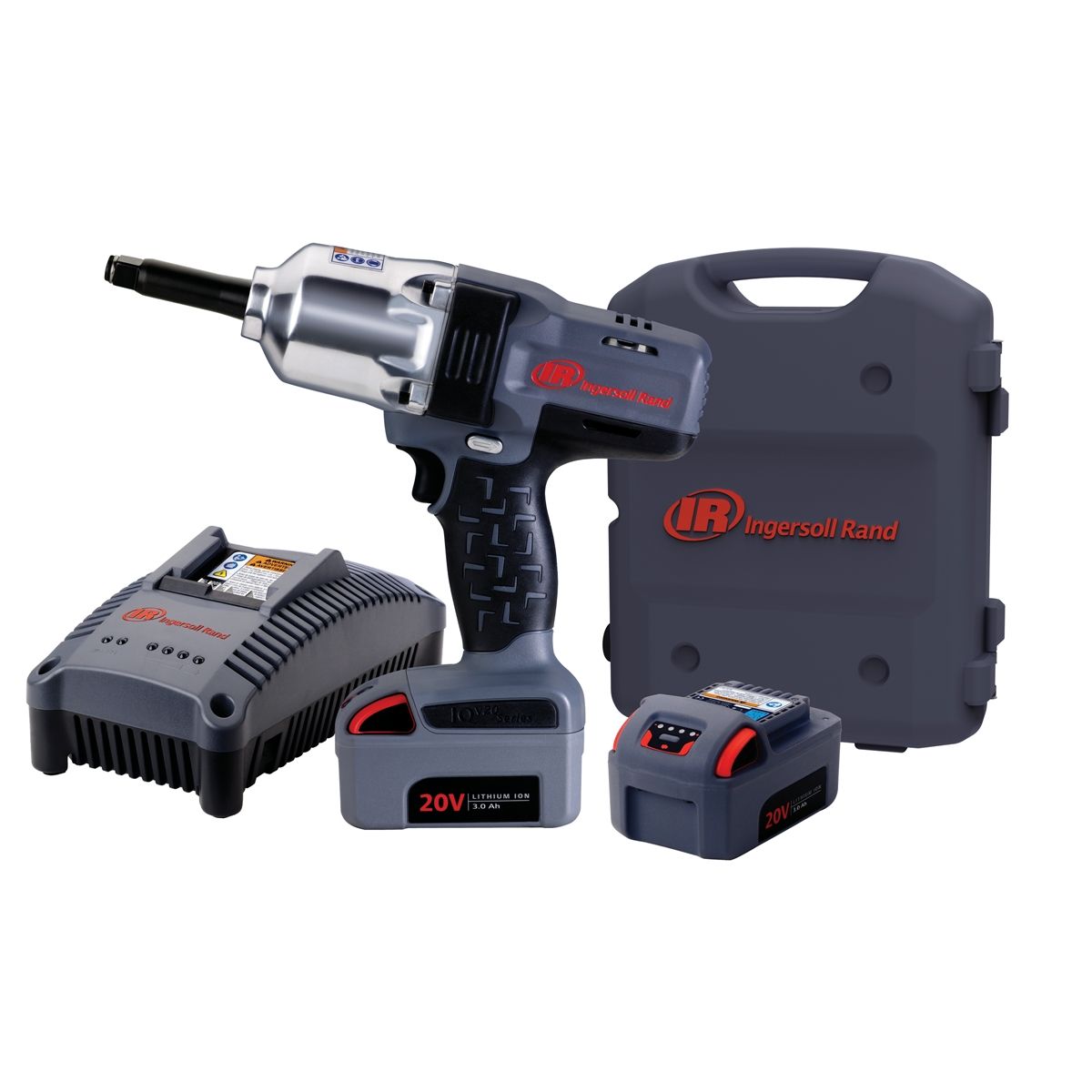 1/2 Inch Drive Cordless 20V Impactool w 2 Inch Anvil, 2 Batterie